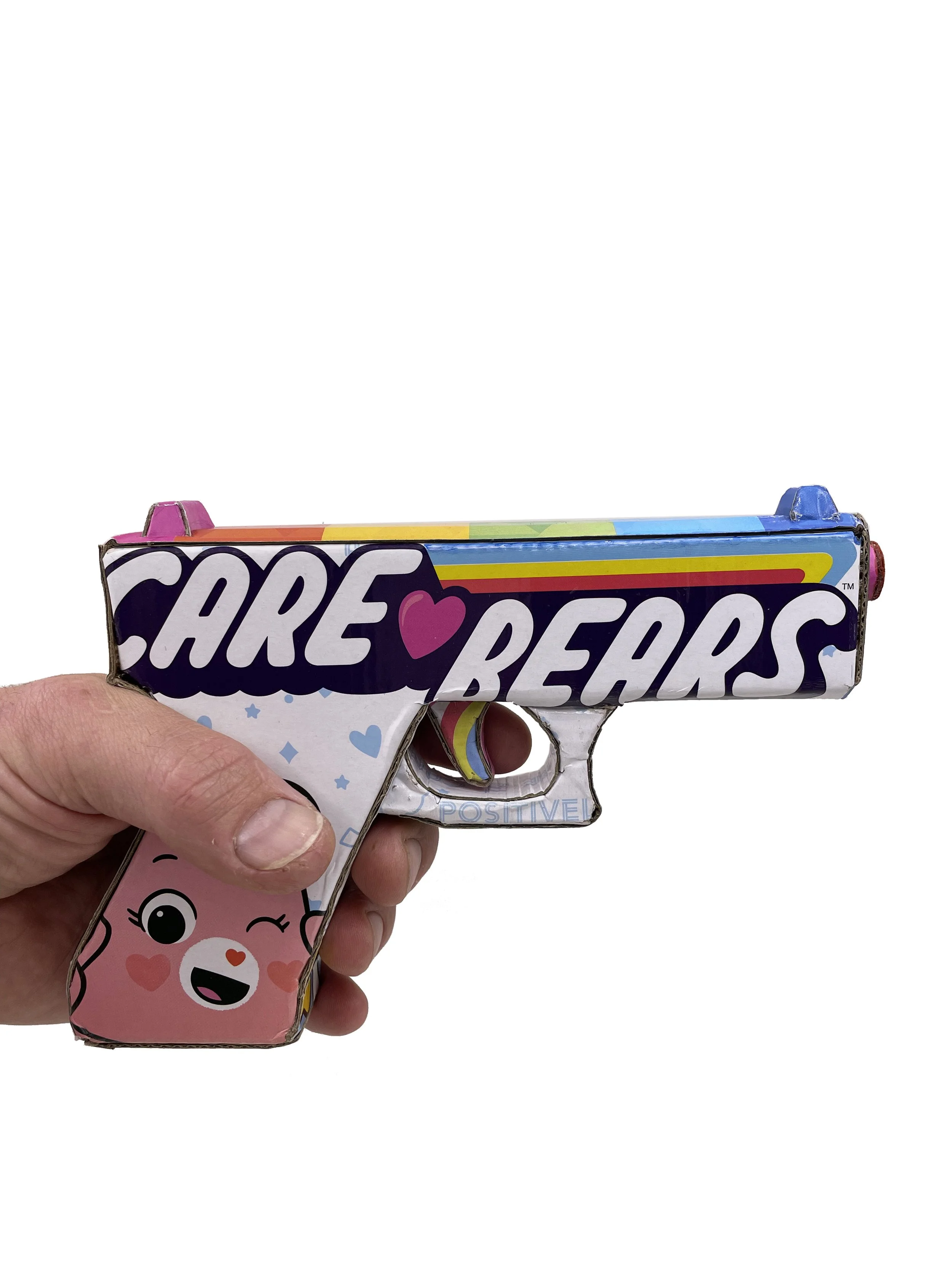 Mass shooting gun violence Care Bears American Greeting Card Company pop art sculpture political parody