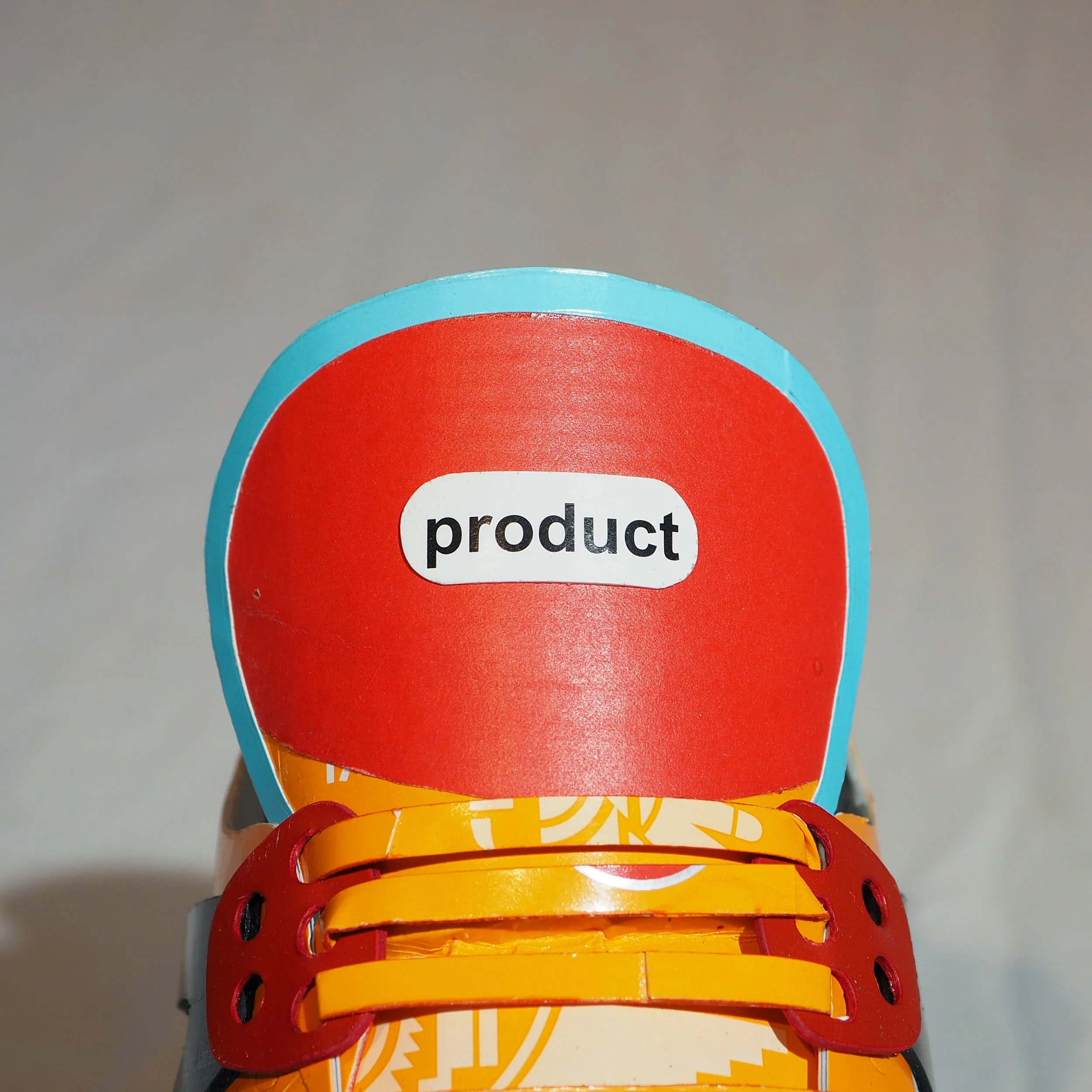 Pop art consumer culture big tobacco rainbow American Spirit Nike Air Jordan collector shoe sculpture