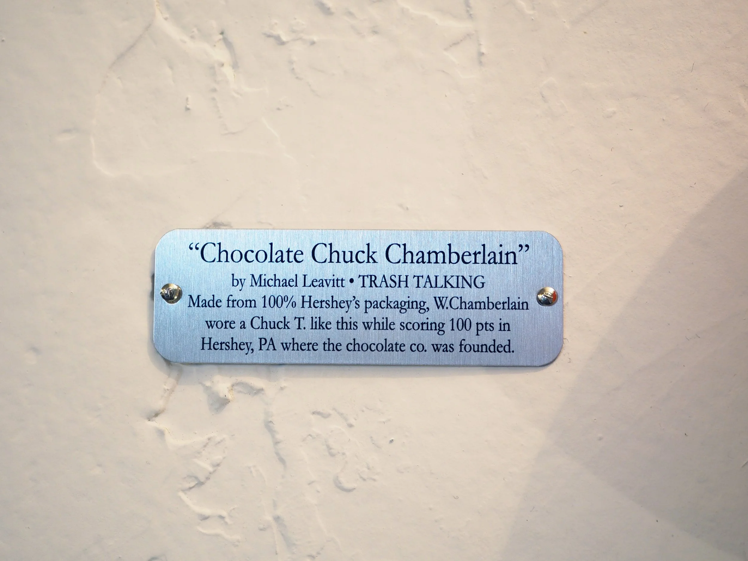 Reeses Hershey chocolate candy Chuck Taylor Converse All-Star orange candy collector NBA basketball shoe geek pop art parody sculpture