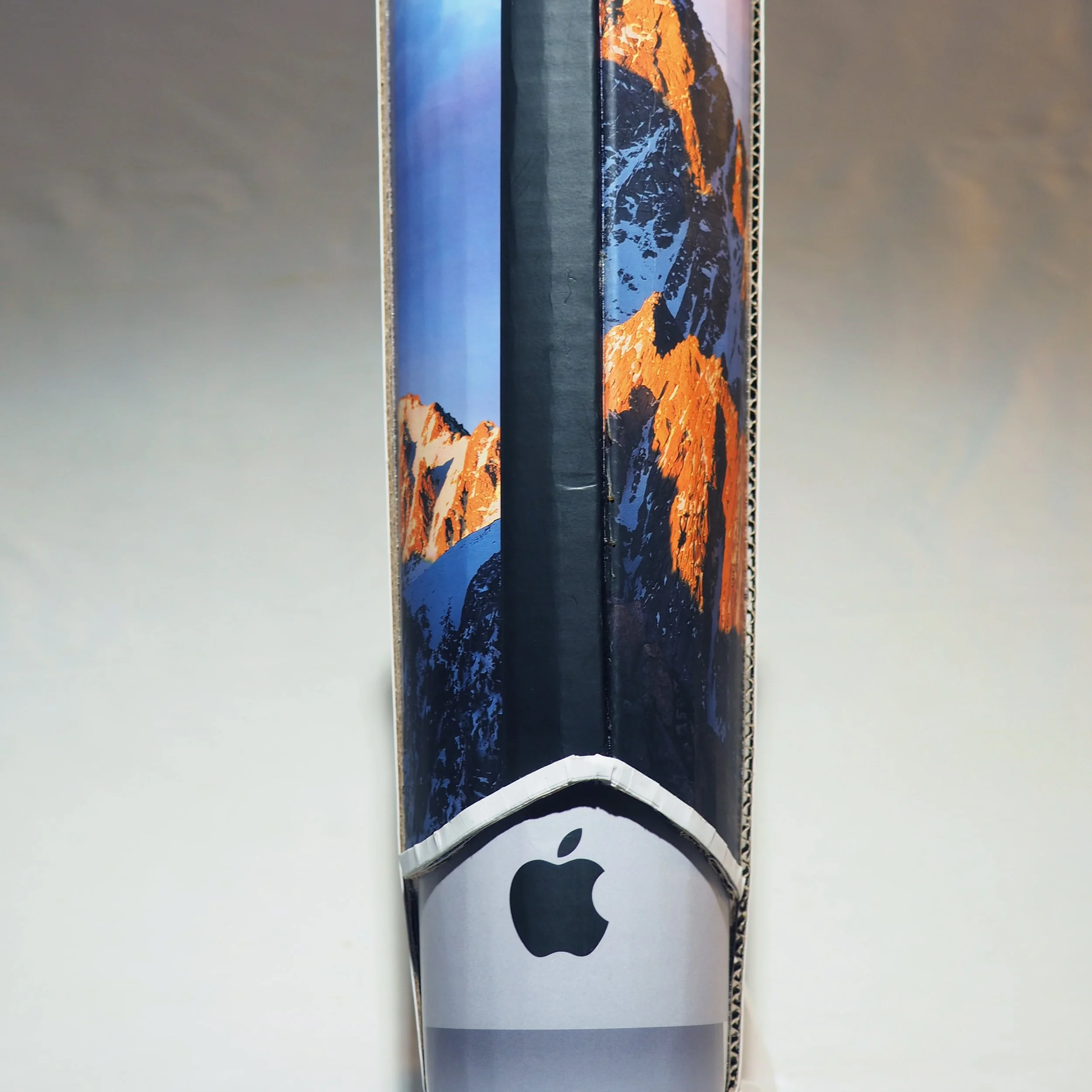 Apple Mac iPhone iPad corporate consumer culture anti-capitalist satire bashing pop art recycled material sculpture