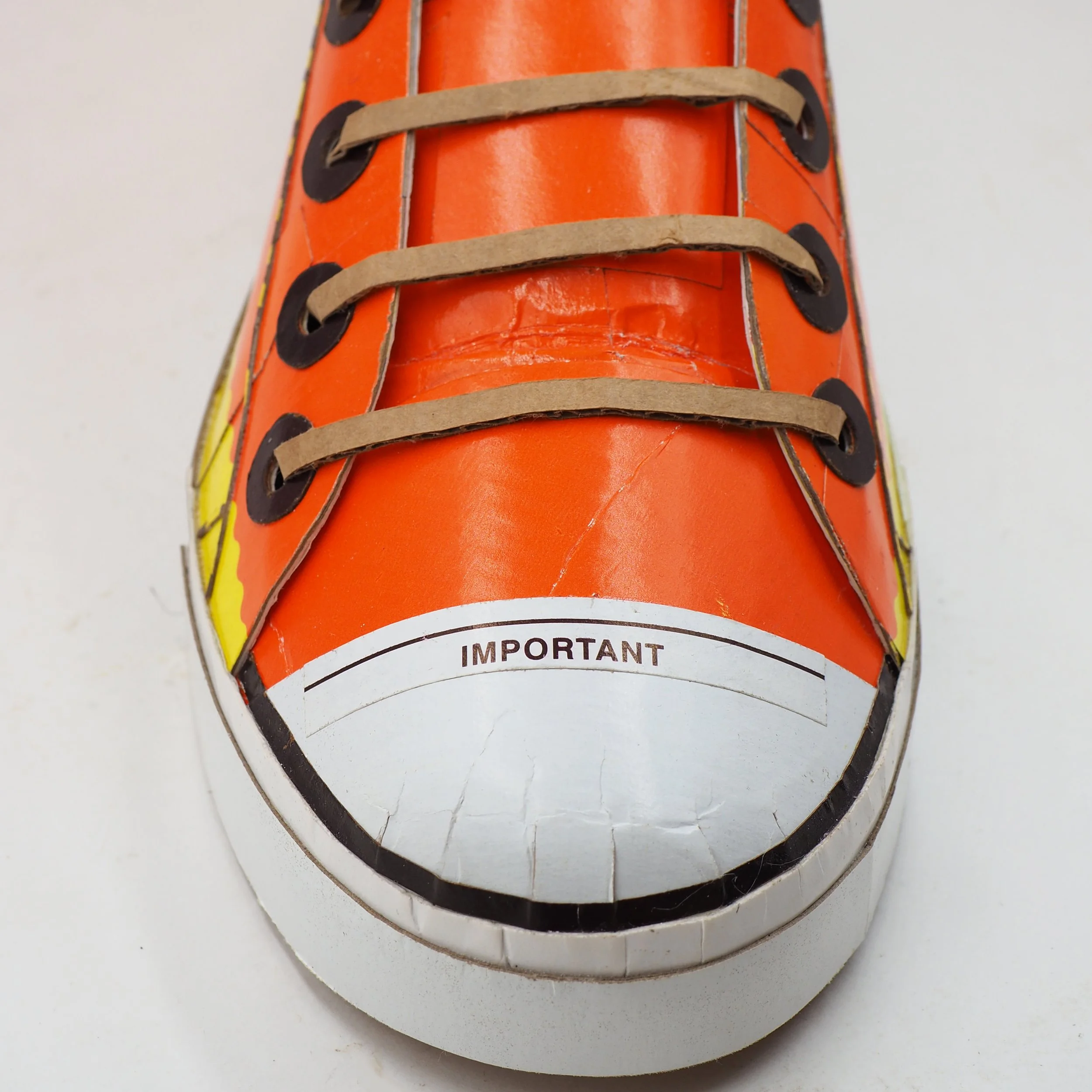 Reeses Hershey chocolate candy Chuck Taylor Converse All-Star orange candy collector NBA basketball shoe geek pop art parody sculpture