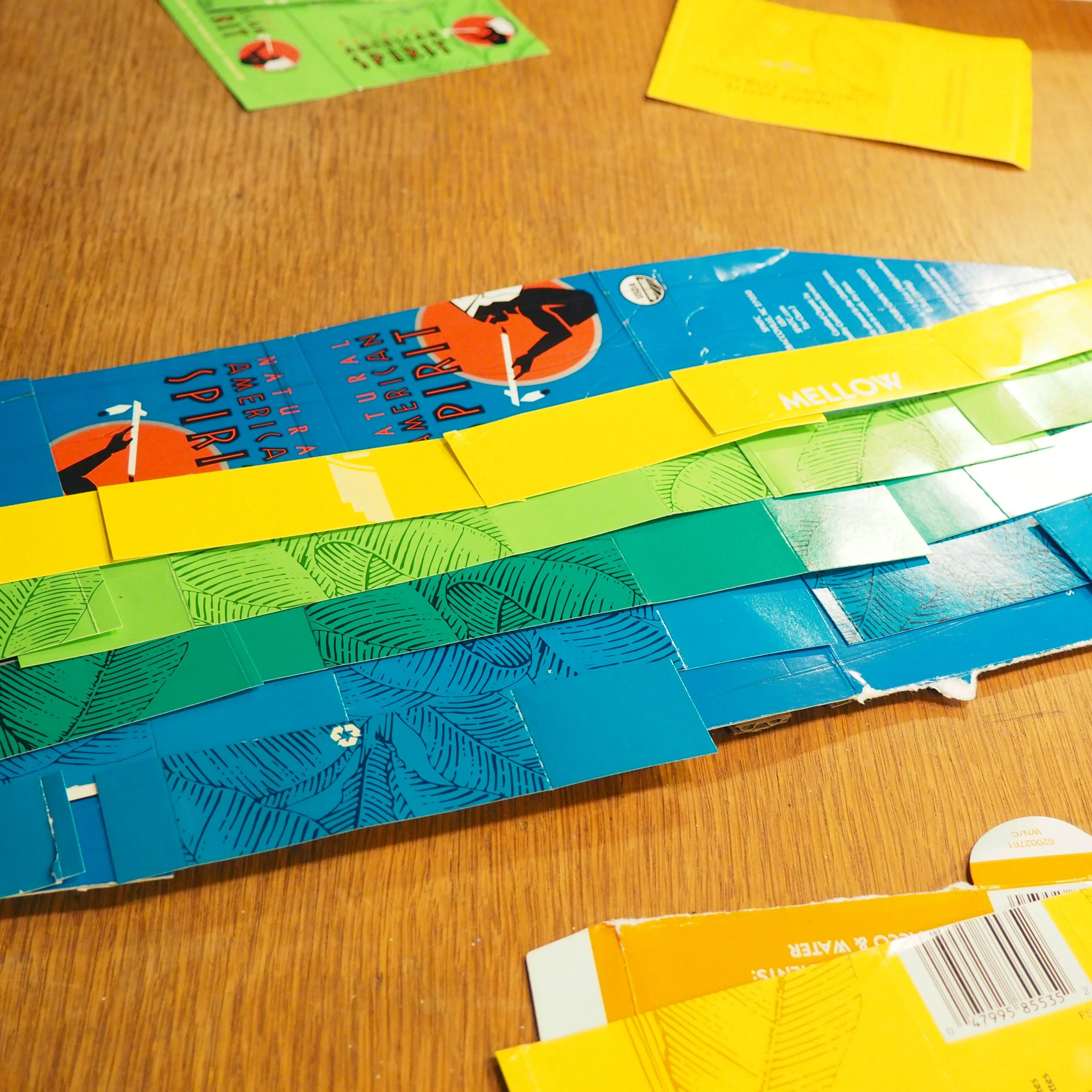 Pop art consumer culture big tobacco rainbow American Spirit Nike Air Jordan collector shoe sculpture work in progress