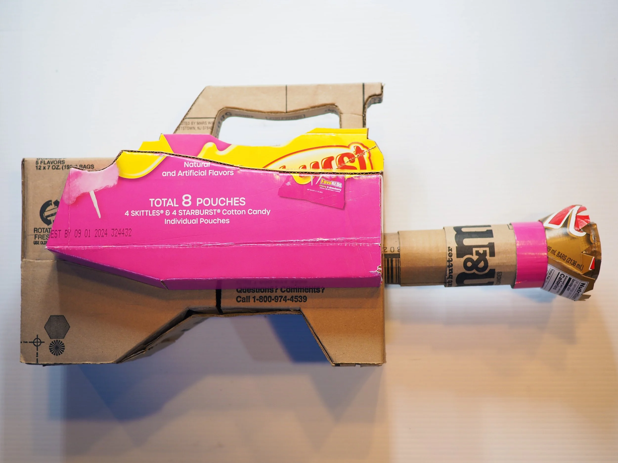 Mars Wrigley Snickers Starburst Twix American Candy Fox TV News Right Wing Media Anti-Capitalist Political Parody Hand-Made Recycled Material Art Sculpture Making Process