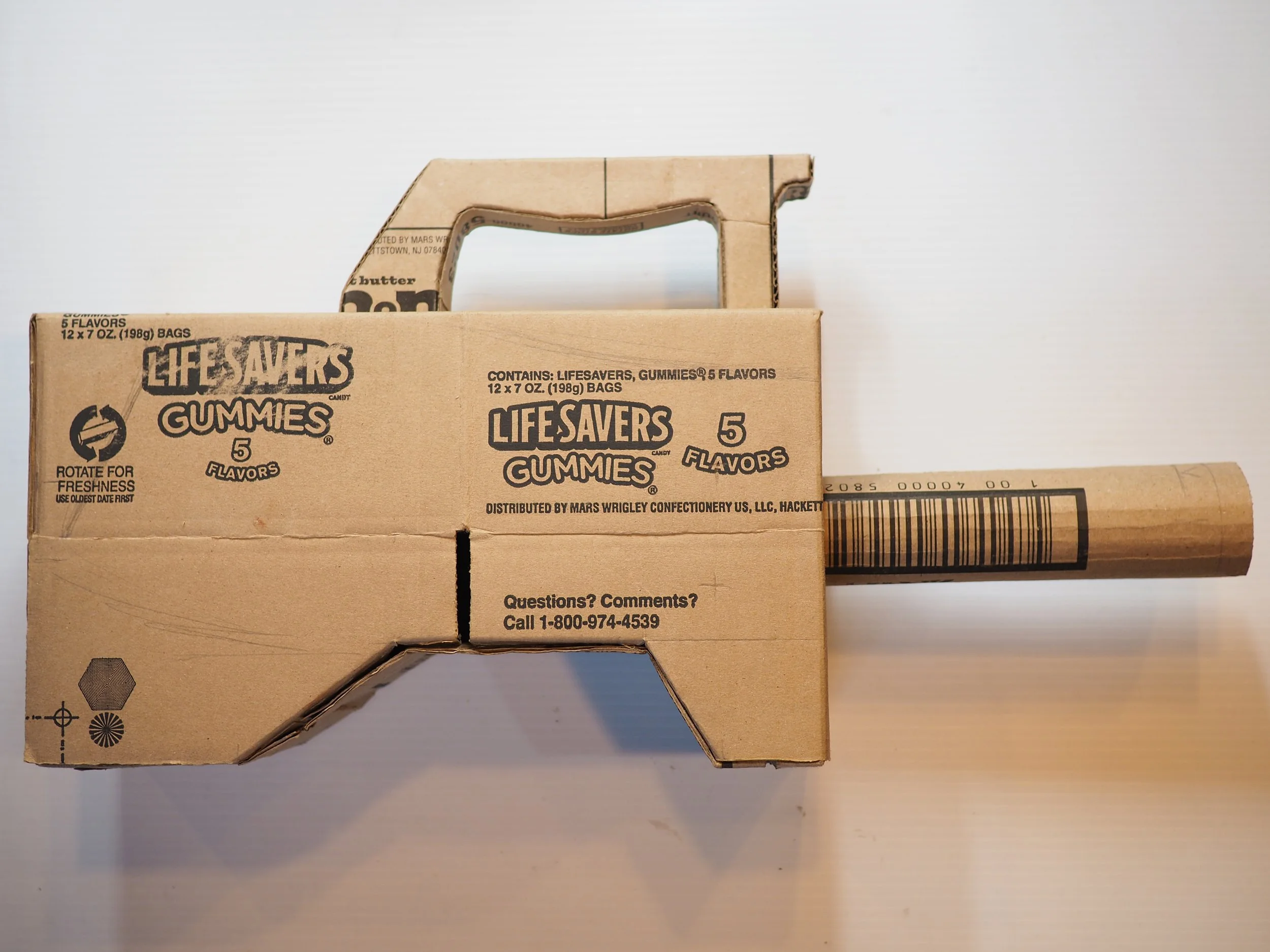 Mars Wrigley Snickers Starburst Twix American Candy Fox TV News Right Wing Media Anti-Capitalist Political Parody Hand-Made Recycled Material Art Sculpture Making Process