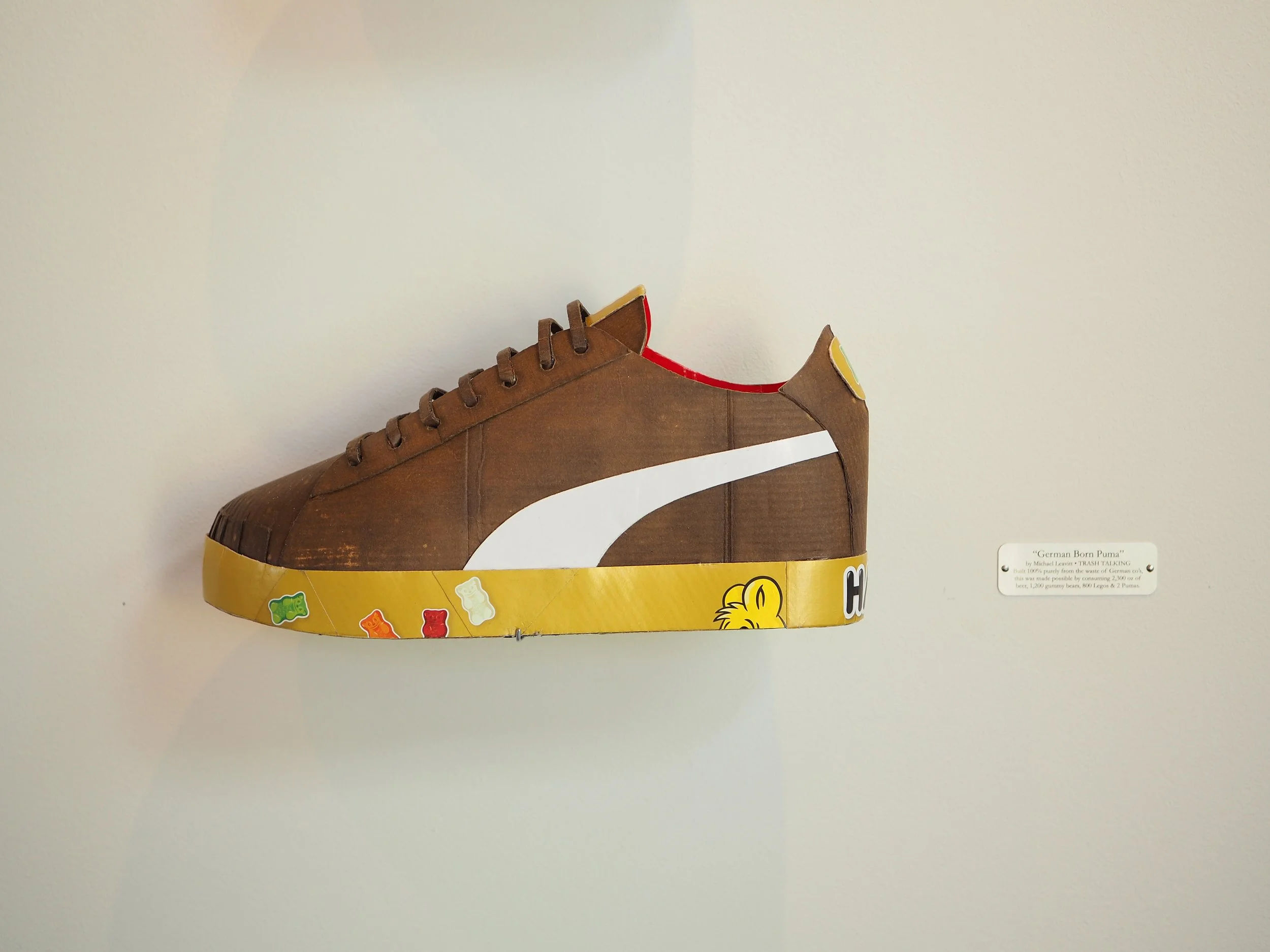 Puma Haribo Gummy Bears candy pop art culture collector art shoe Germany sneaker freak sculpture