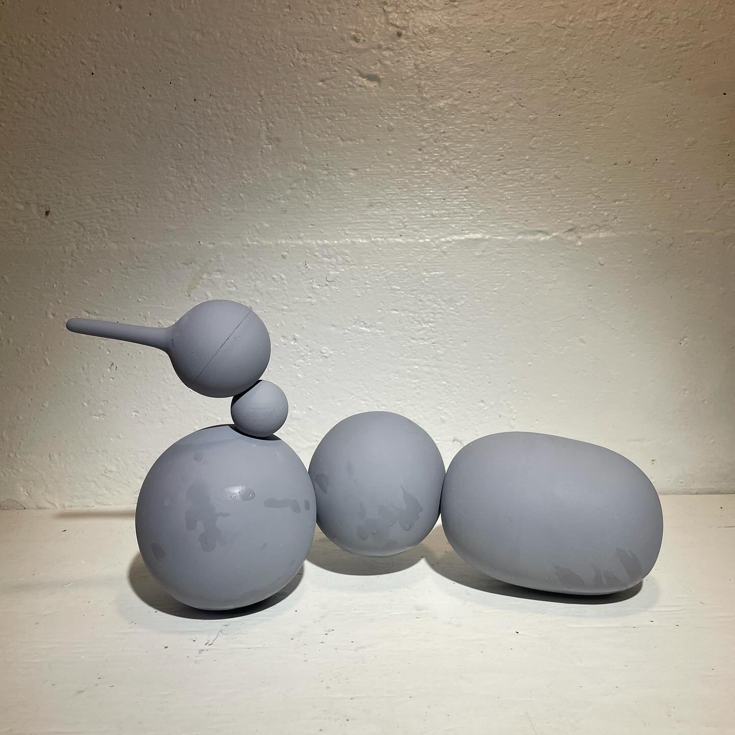 primed & finally seeing some of the effect I’m going for. Still need to sculpt a polymer clay balloon knot