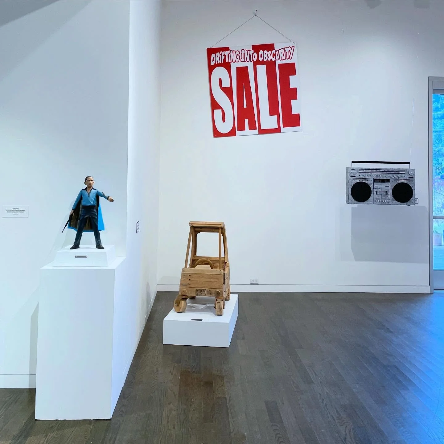 installation detail from my &ldquo;Good Buy! Cruel World&rdquo; exhibit on now until Nov.30 @vashoncenter