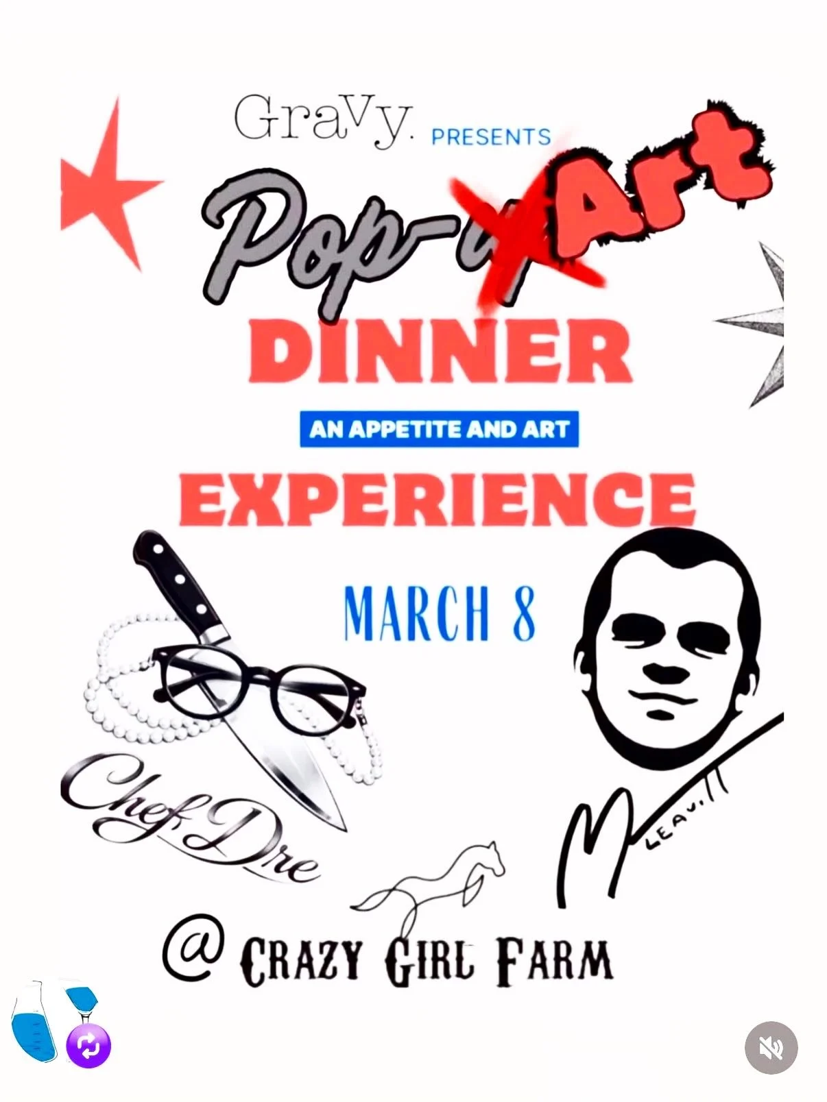 You like art. You like food. You like Vashon. Howbout this?!? Join me this Sunday on Vashon Island for a meal prepared by Chef Dre @chefdreneel then try your hand at pop up crafting station I&rsquo;ll set up for hands-on DIY art project right in the 