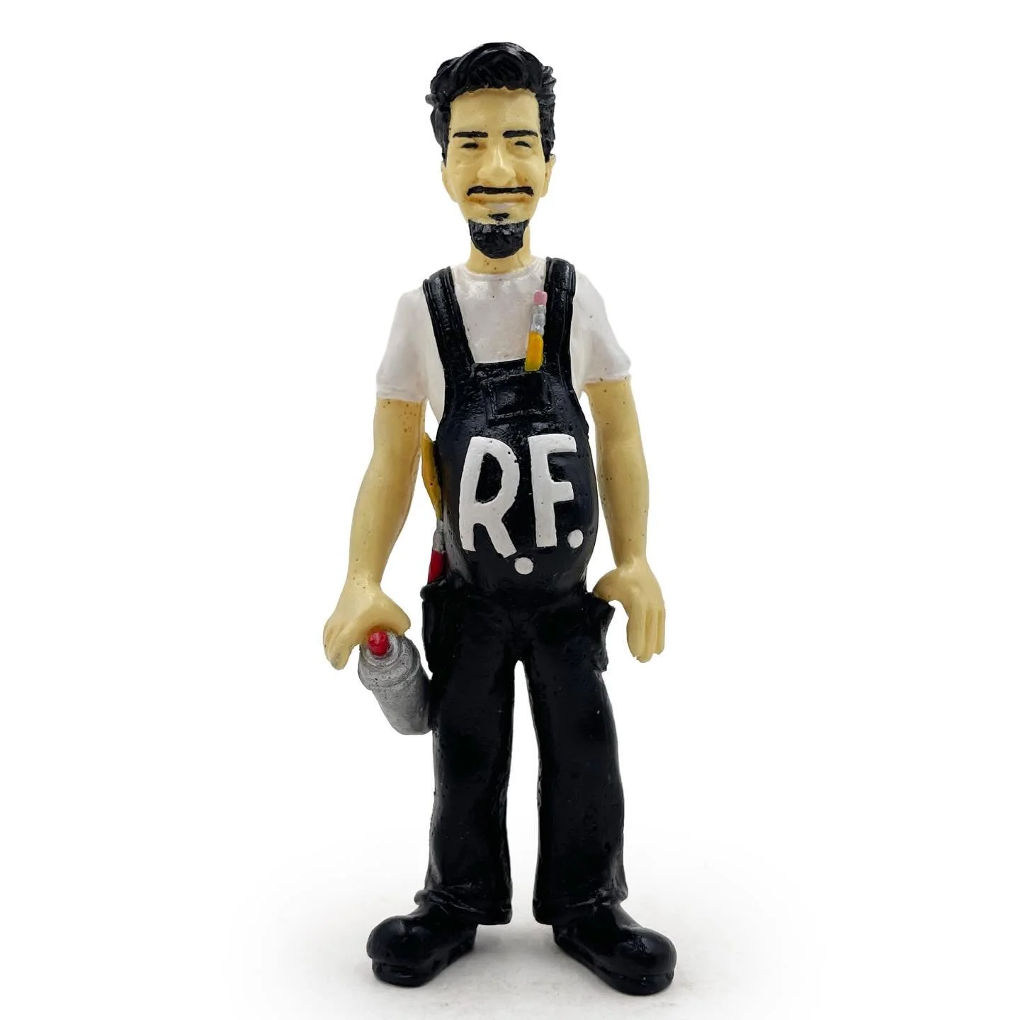 4 inches tall, hand cast &amp; painted resin. Handmade recloseable blister pack included. Only 1 available. Live at my link right now.