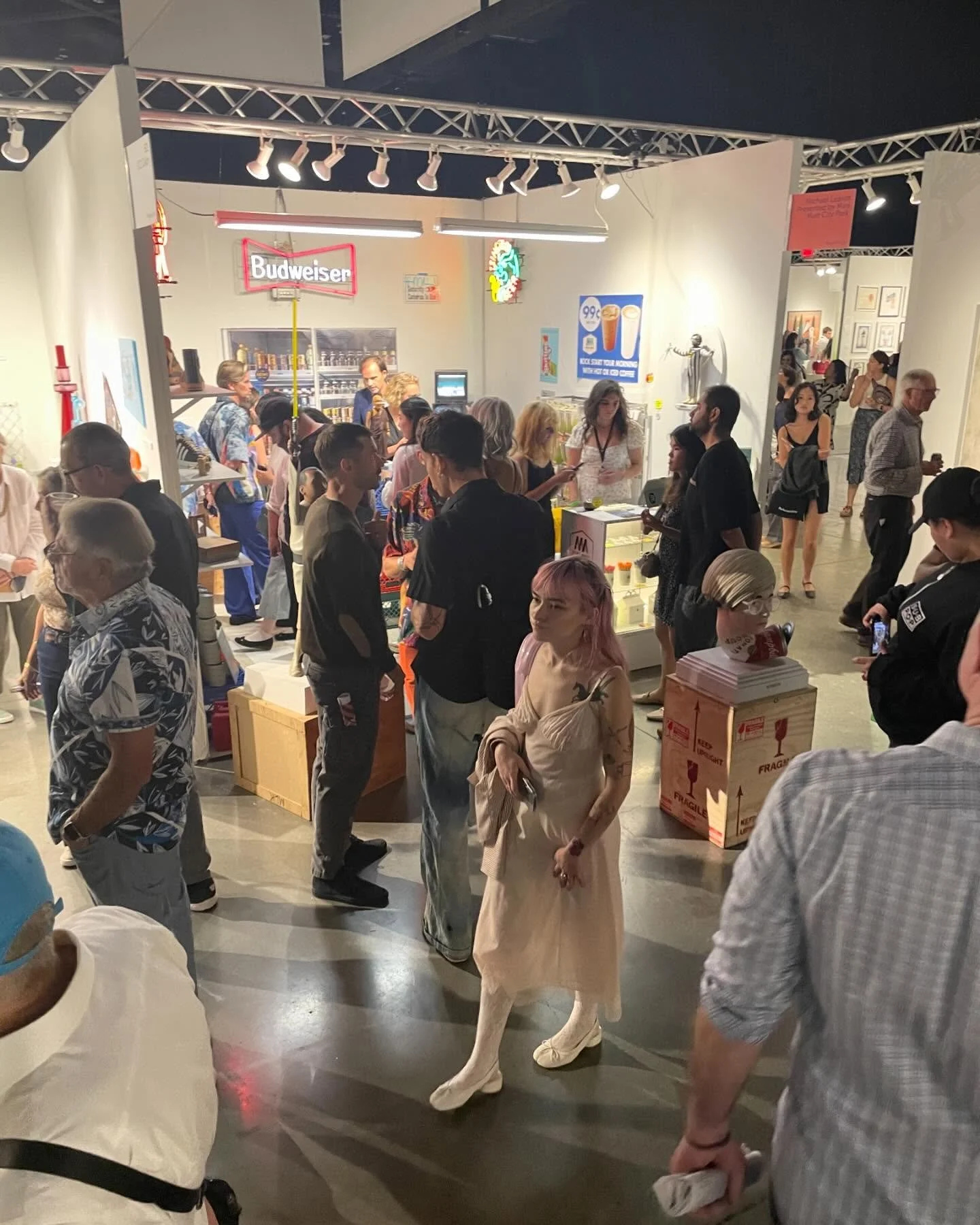 2 shows. 1 day. It&rsquo;s today folks. See the mini mini mart install at the Seattle Art Fair 11a-7p, then the -real- Mini Mart will stay open late afterward to go see #trashtalkingart in Georgetown for a lil afterparty tonight. My studio&rsquo;s em