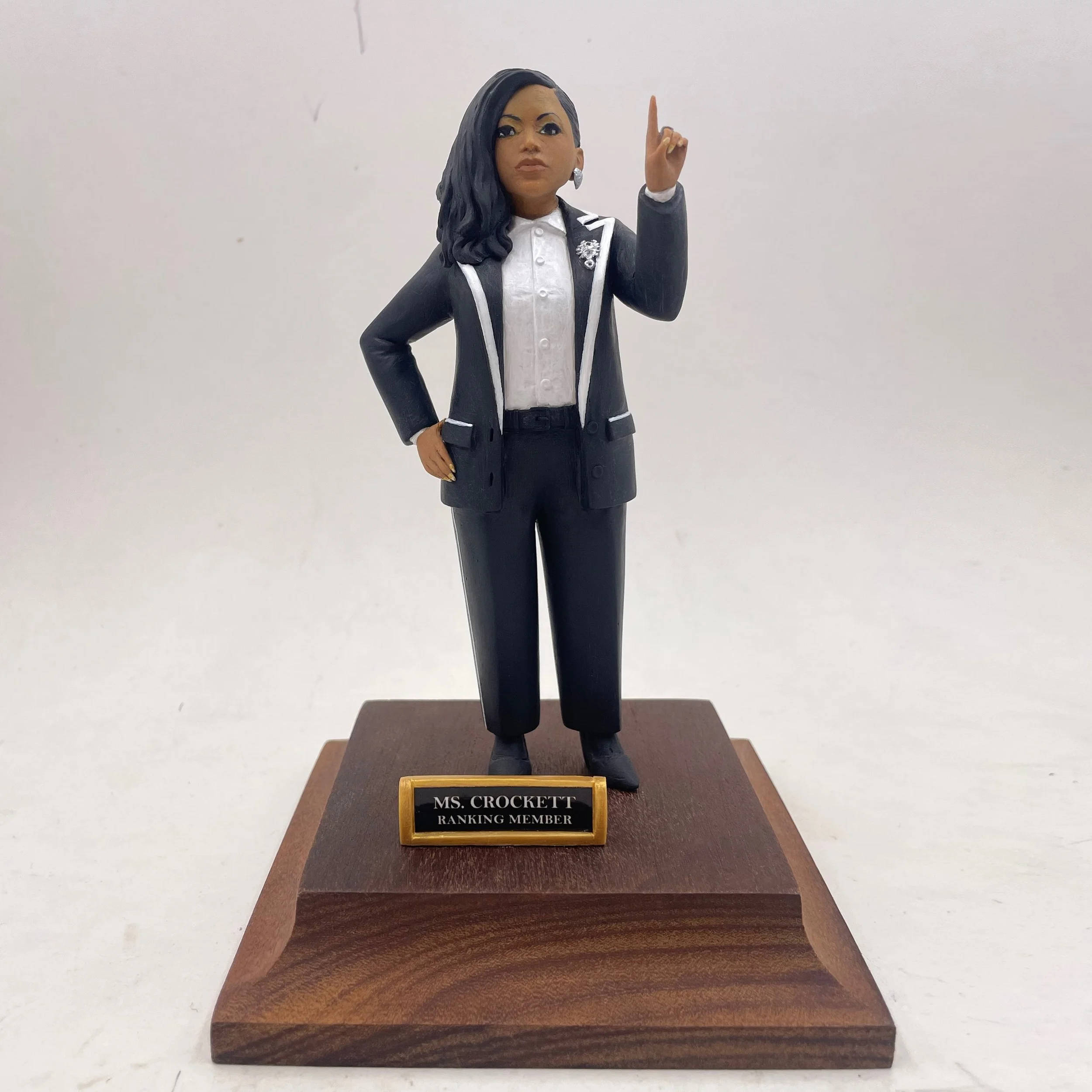 Jasmine Crockett 6&rdquo; tall one-off 1/1 one-of-a-kind sculpt for a client, same collector as the AOC &amp; Al Green pieces I&rsquo;ve been posting. More to come!