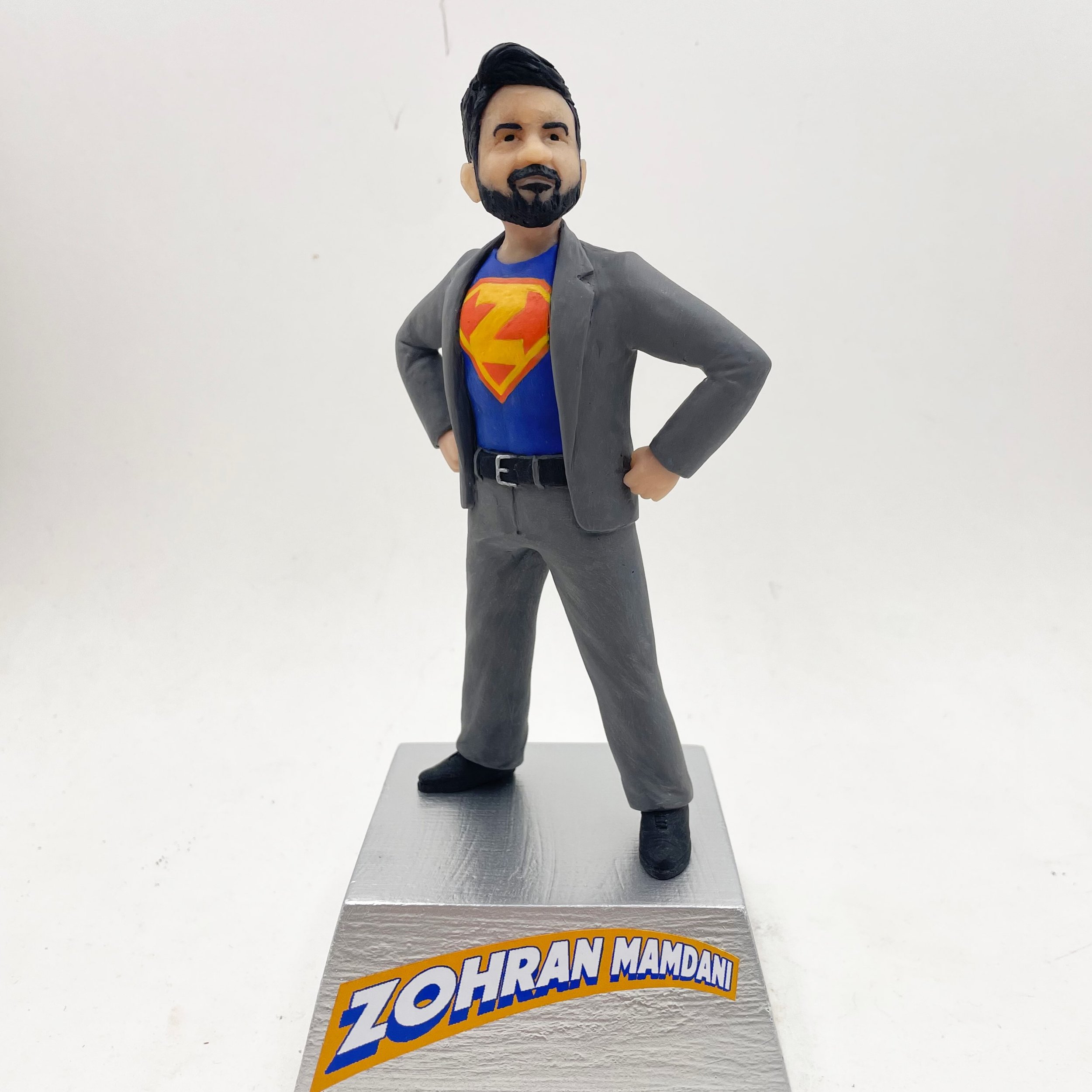 6&rdquo; tall Super Mamdani 1/1 one-off sculpted as a for-hire piece for a client. Details about hiring me to sculpt custom pieces is at my link.