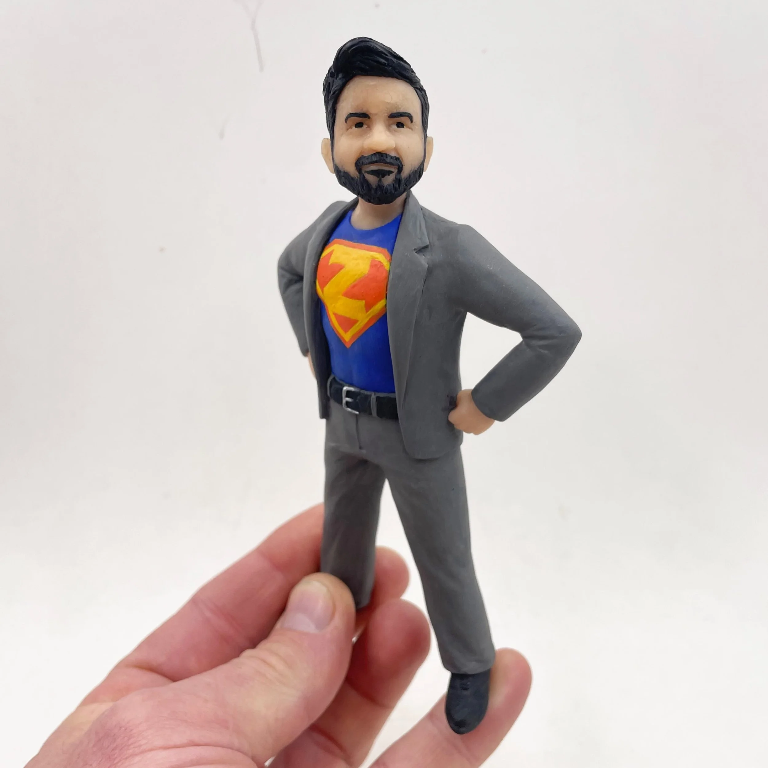 6&rdquo; tall custom 1/1 Super Mamdani I sculpted for a client. Details about hiring me for custom work at my link.