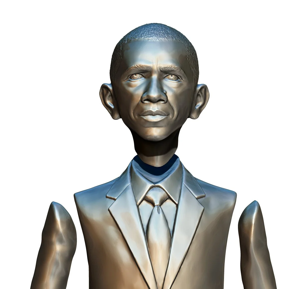  Obama (detail) 
3D-Model 
