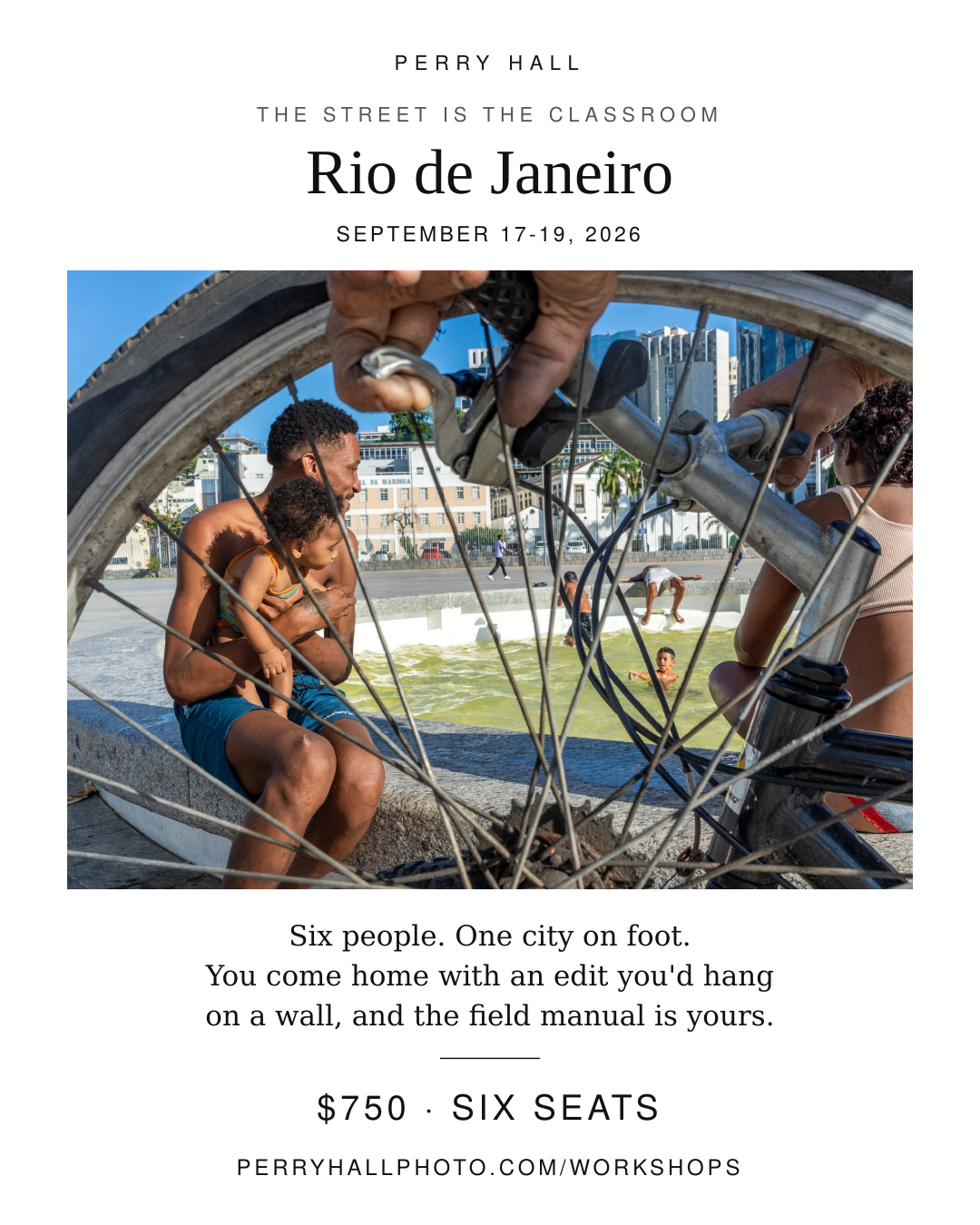 The Street Is the Classroom: Rio de Janeiro · Sept 17-19, 2026 · Tuition $750