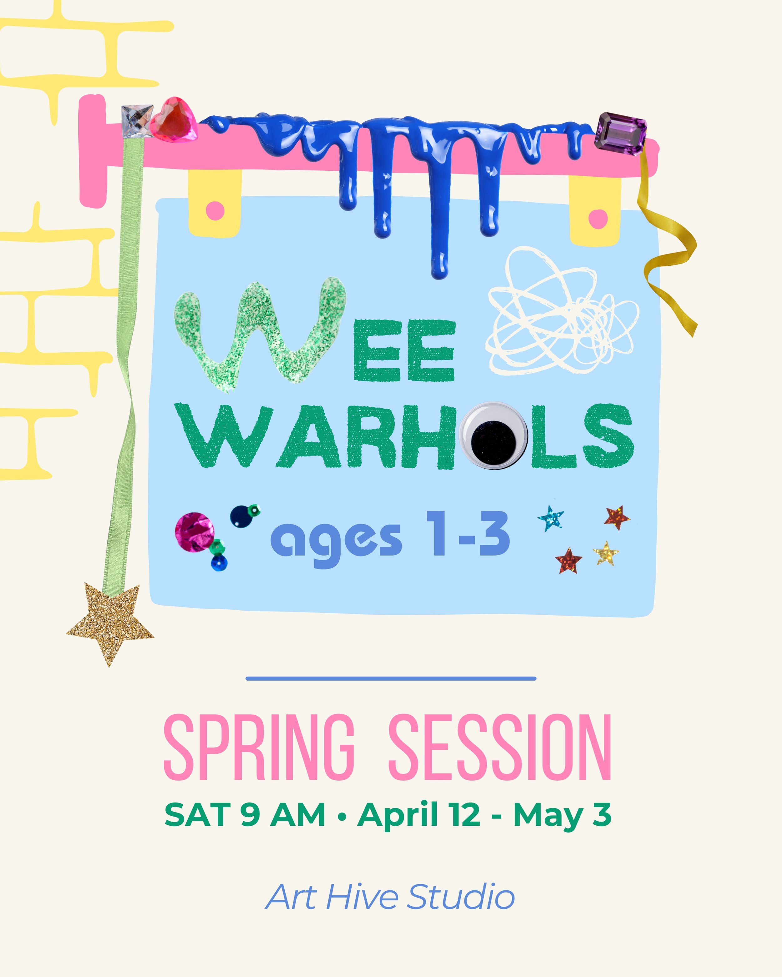 Wee Warhols Spring Session: All 4 Classes