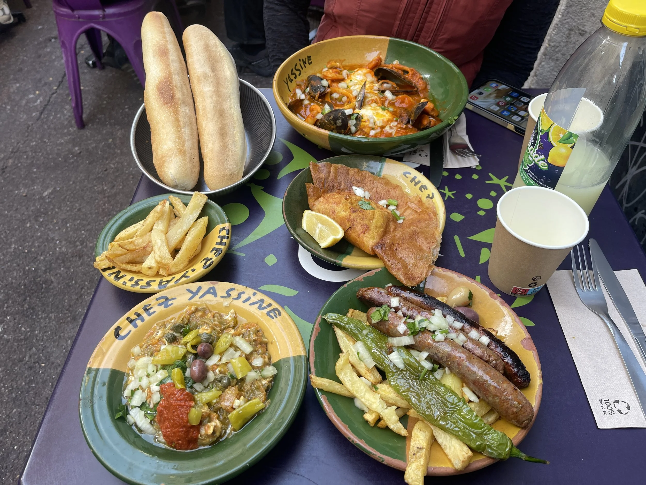 Way too much food