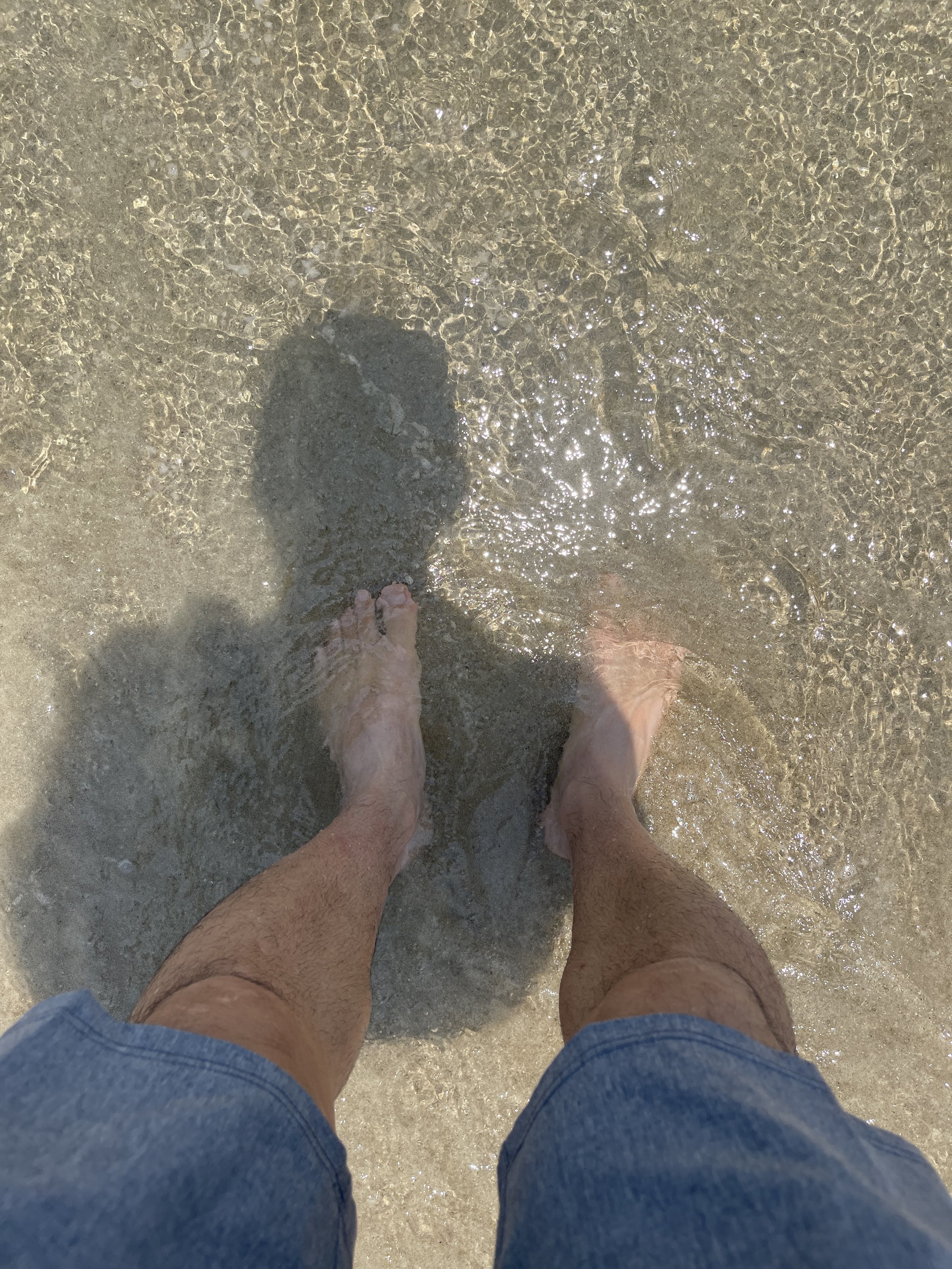 Toes in South China Sea