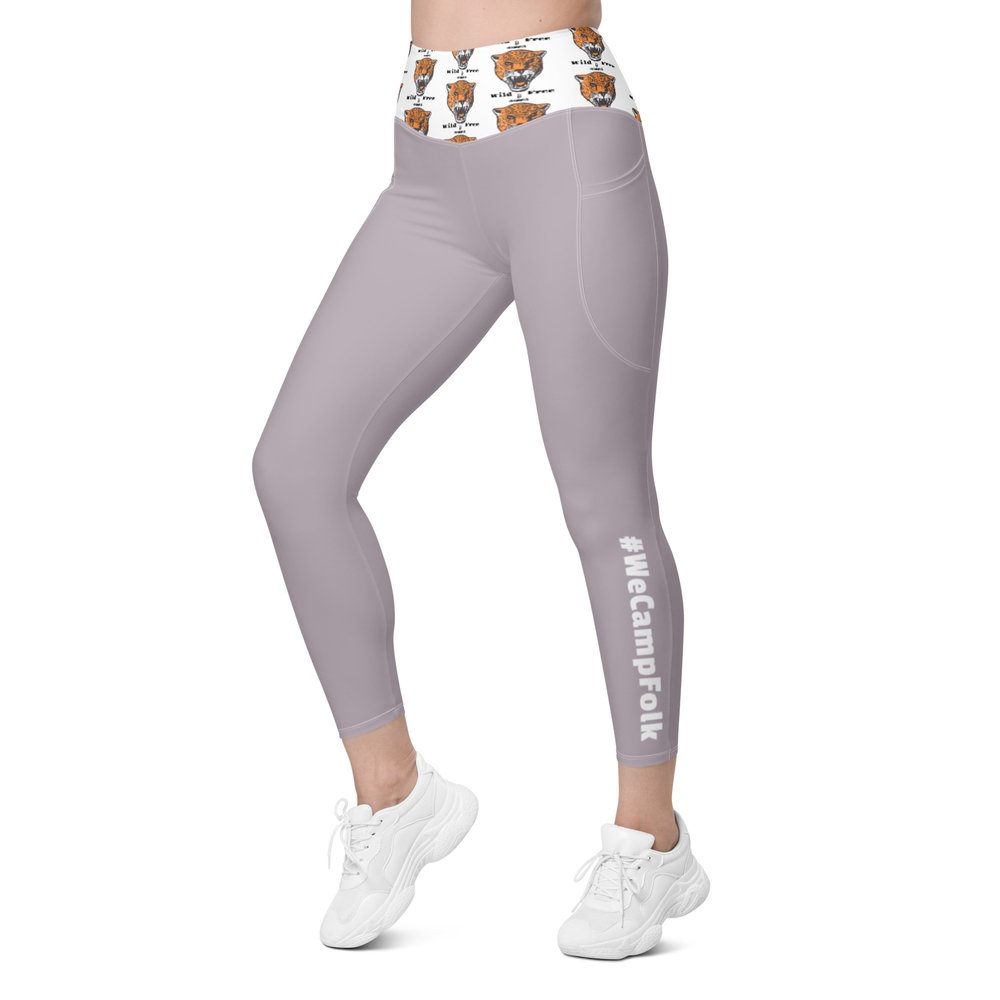 Jaguar Wild & Free #WeCampFolk Performance Yoga Pants with Pockets