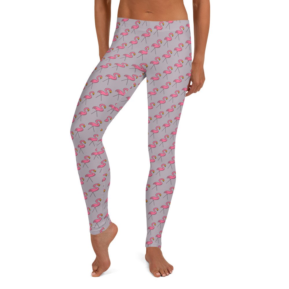RV motorhome flamingo leggings camp apparel