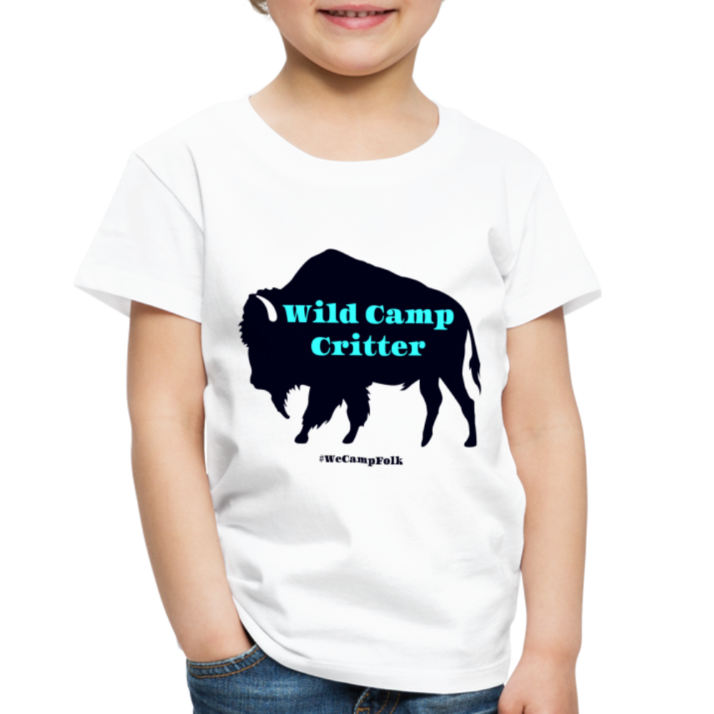 toddler boys girls buffalo t shirt / wild camp critter / toddler yellowstone camping t shirt