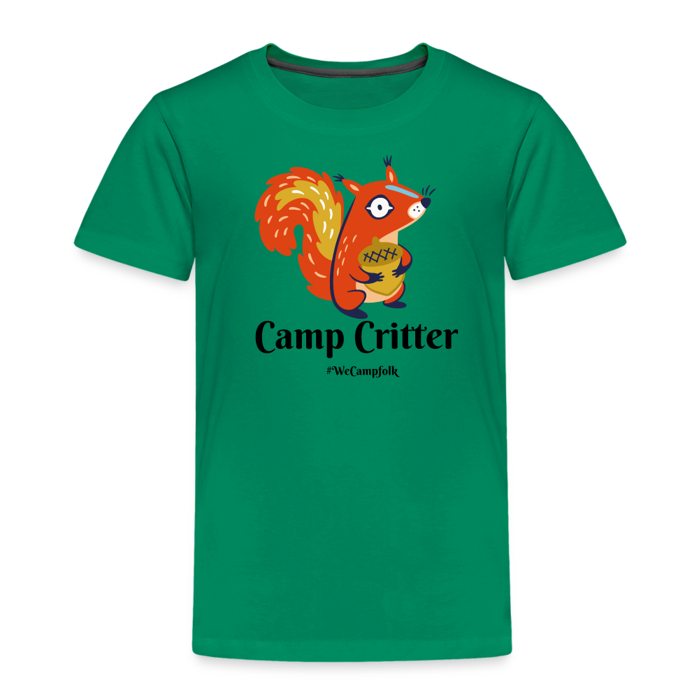 toddler boys squirrel t shirt / camp critter nature t shirt