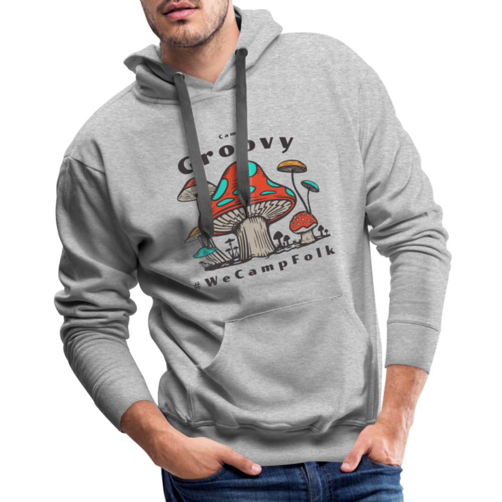 Men's Camp Groovy Mushroom / Bear Mountain Explore Nature hooded camping sweatshirt