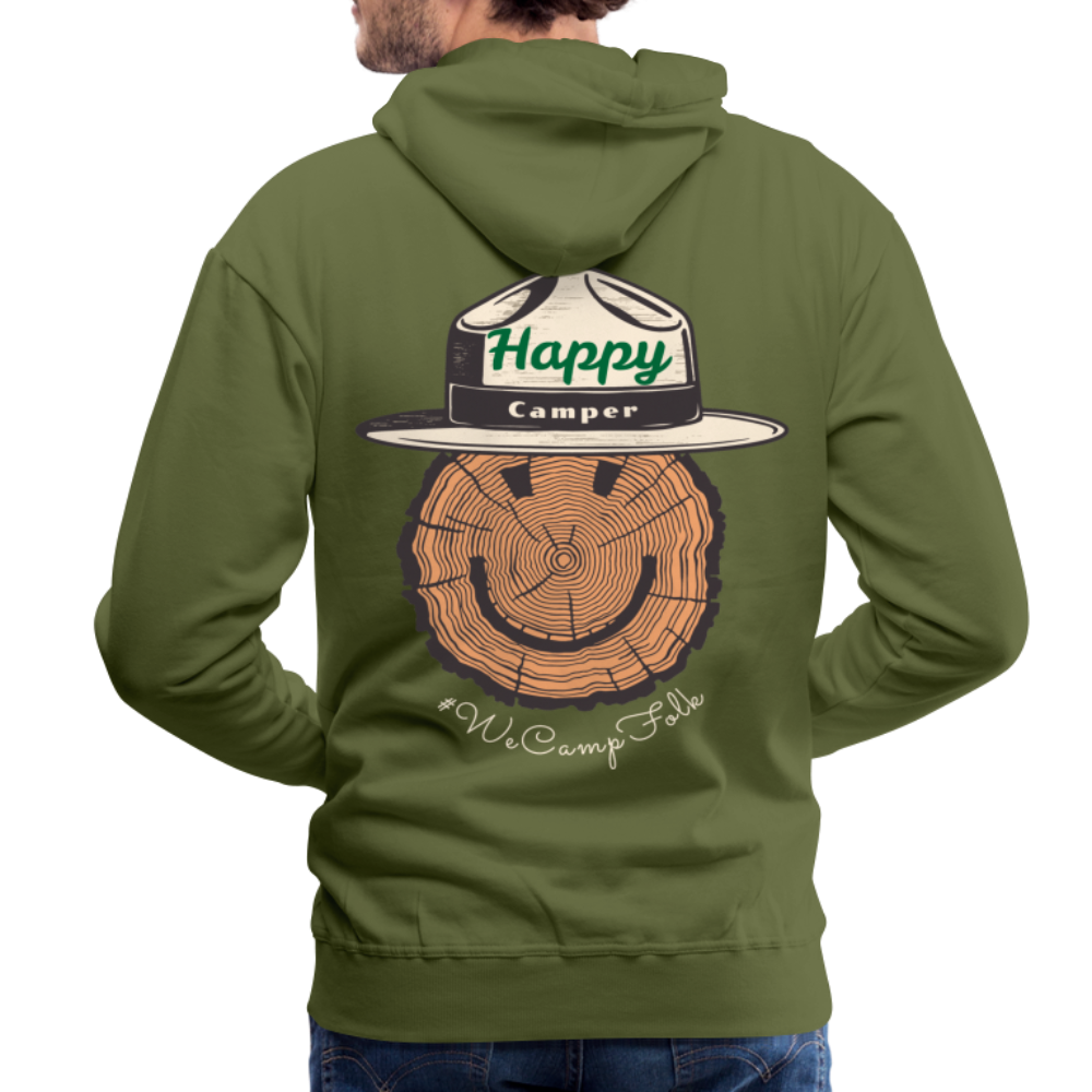men's happy camper park ranger hoodie /RV Nature Camping hooded sweatshirt / #WeCampFolk