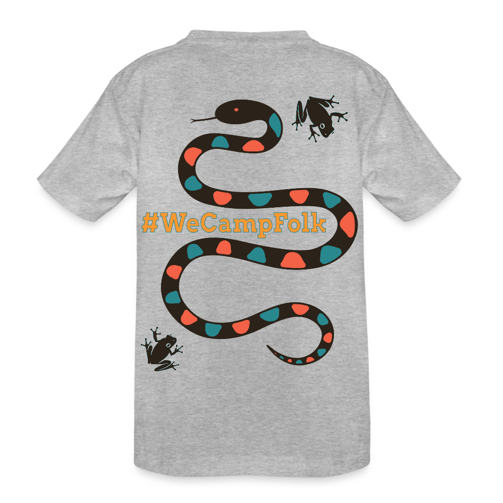 kids snake t shirt in white / kids tree frog t shirt