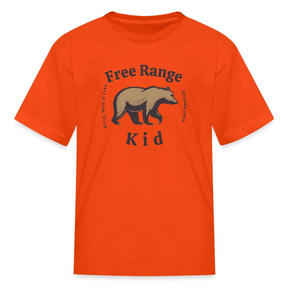 boys free range kid bear t shirt / kids nature shirts