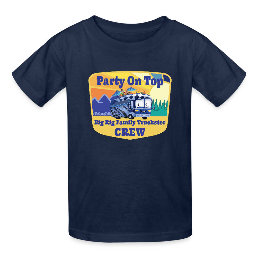 kids Big Rig Family Truckster RV Motorhome Camping t shirt
