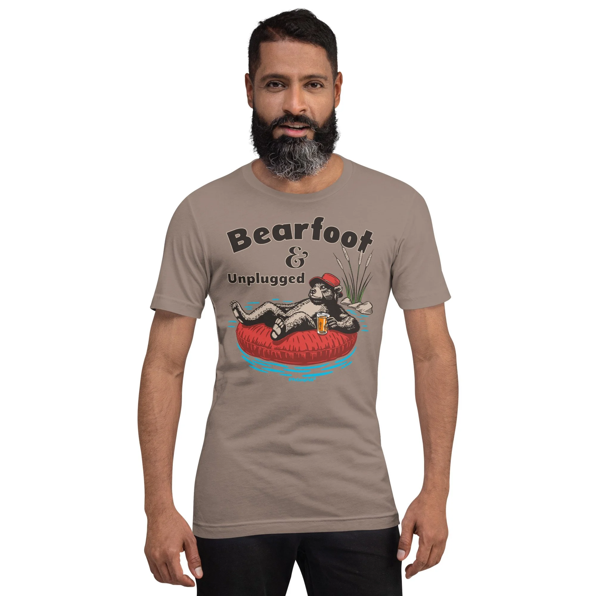 bearfoot tubing bear t shirt unisex-staple-t-shirt-pebble-front-68d44c3407338.jpg