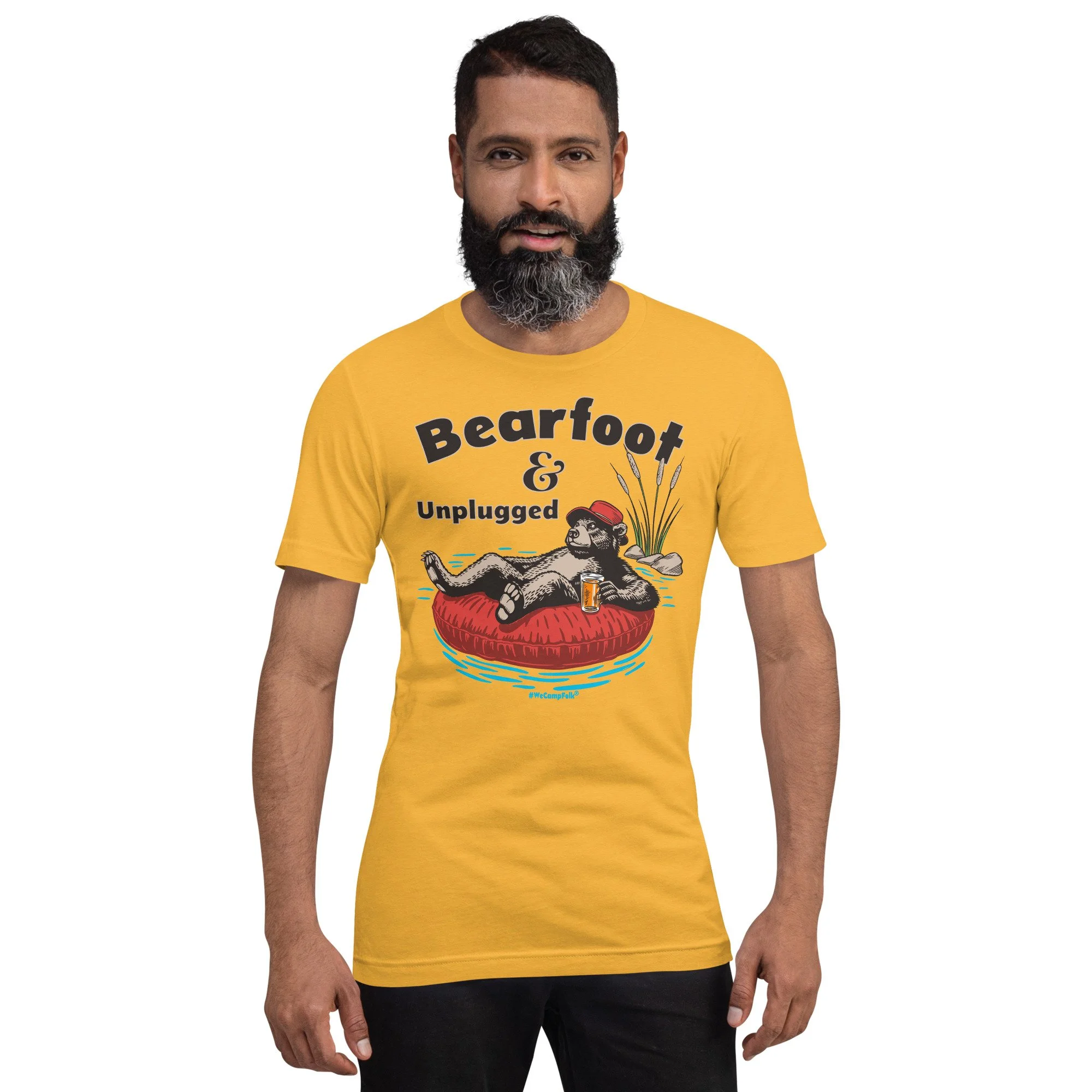 mens bear tubing t shirt unisex-staple-t-shirt-heather-yellow-gold-front-68d44c3412c0b.jpg