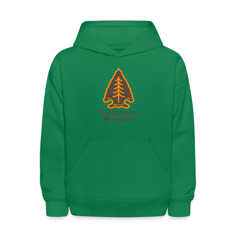 boys nature hoodie Wilderness Warrior #WeCampFolk Kids' Nature Arrowhead Camp Hoodie