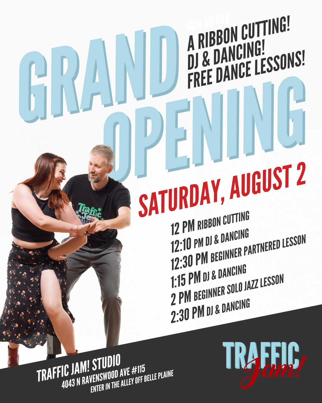Traffic Jam! Swing Studio Grand Opening