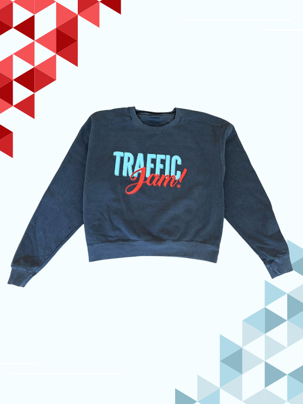 Traffic Jam! Cropped Sweatshirt