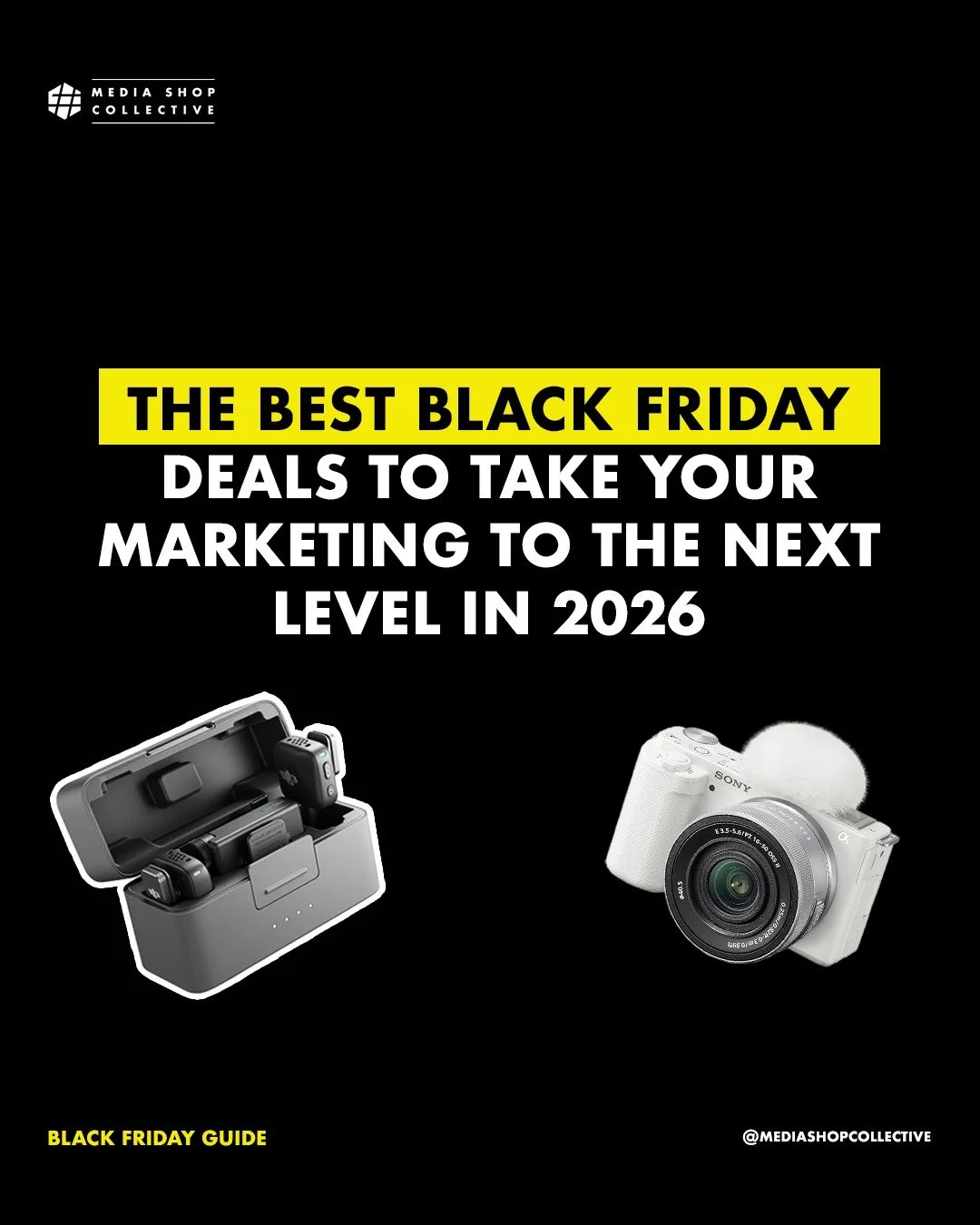 Your 2026 content glow-up starts right here. ✨

From tiny mics to pocket-sized cameras, these are the upgrades that will help take your content to the next level in 2026.

👇 Comment &ldquo;MSC&rdquo; below and we&rsquo;ll send the full list with lin