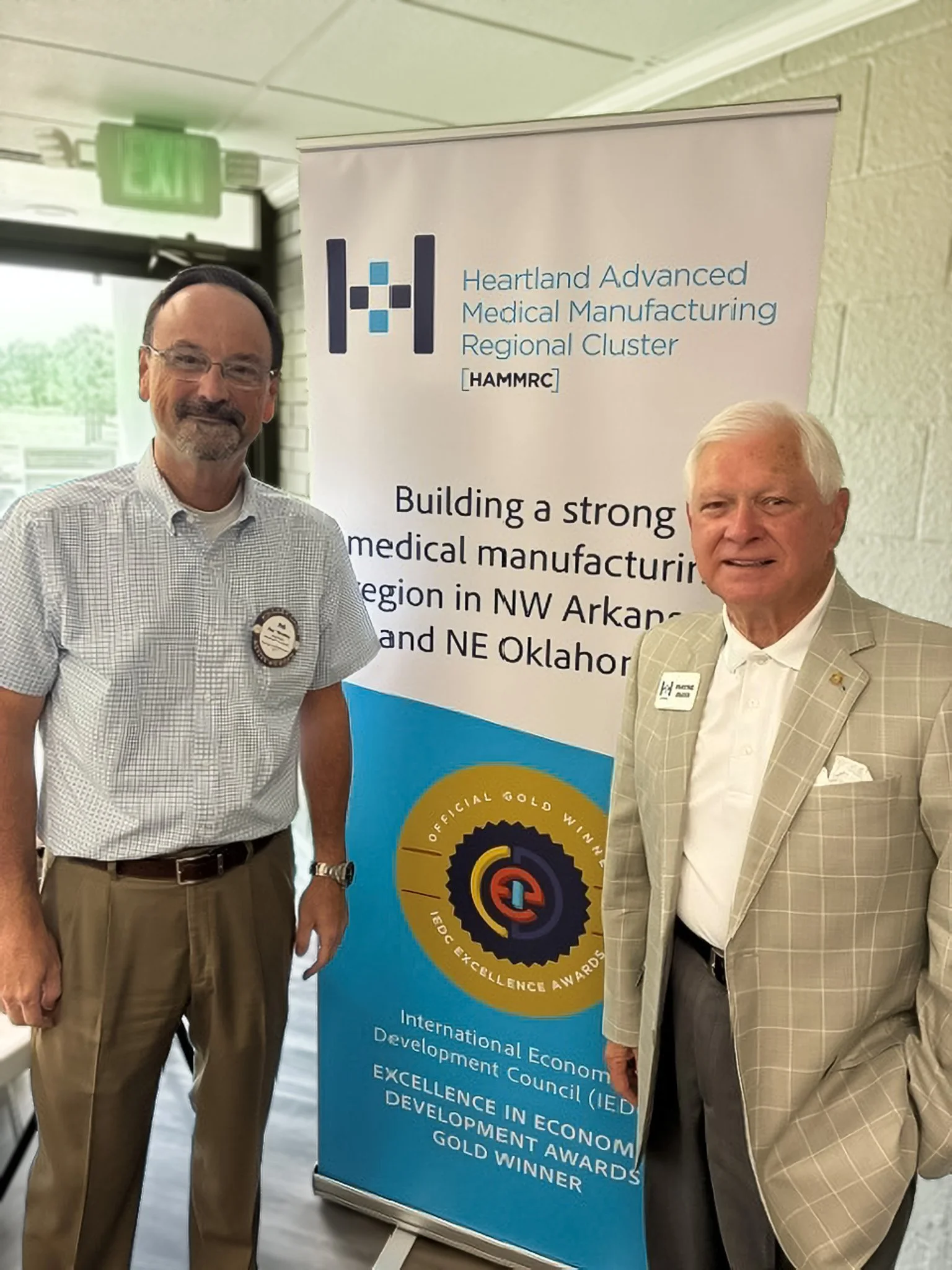  Wayne Mays explained HAMMRC’s goals and progress to the Tahlequah Rotary Club on July 28. 