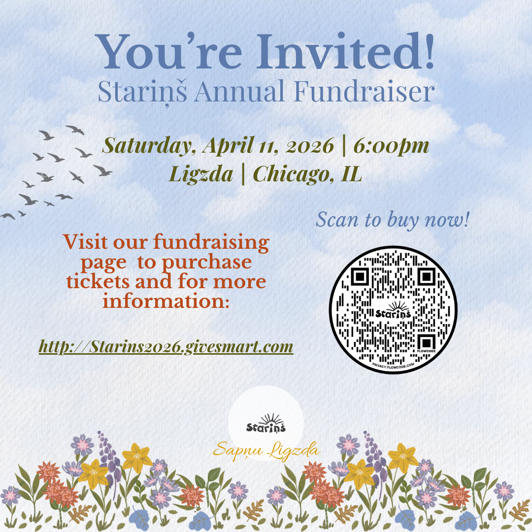 2026 Stariņš Annual Fundraiser &amp; Silent Auction