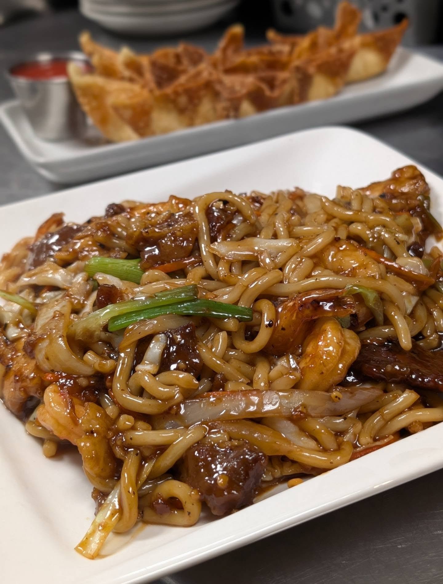 Udon know just how delicious our food is? Well you should come find out! 

Pictured here: Combination Yaki-Udon

📍The Rice Hat 
1702 US 181 A9 Portland, TX 78374 
Mon - Sat 11am to 8:30pm 
Sunday CLOSED
📞361-977-2075