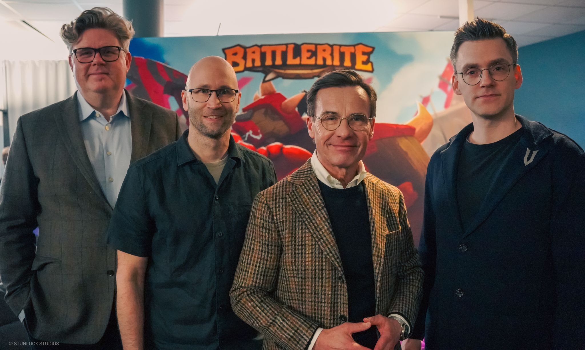 Statsministern besökte Science Park Skövde - Stunlock Studios och spelbranschen i fokus