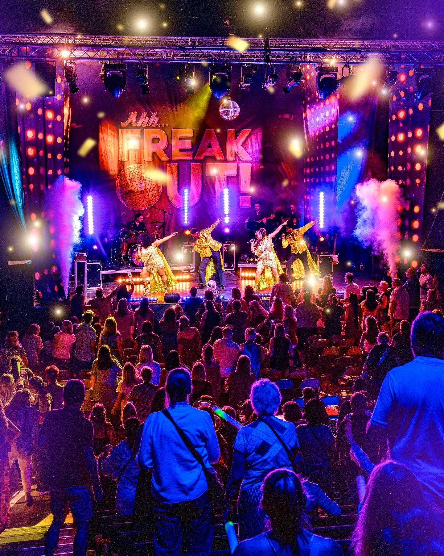 BURN, BABY BURN 🔥😎

Are you ready to FREAK OUT? 🪩💥

With a world class LIVE band, iconic hits, funky costumes and pure dance floor MAGIC. You don&rsquo;t want to miss this glitter-soaked night of non-stop grooves and good vibes! ✨🎉