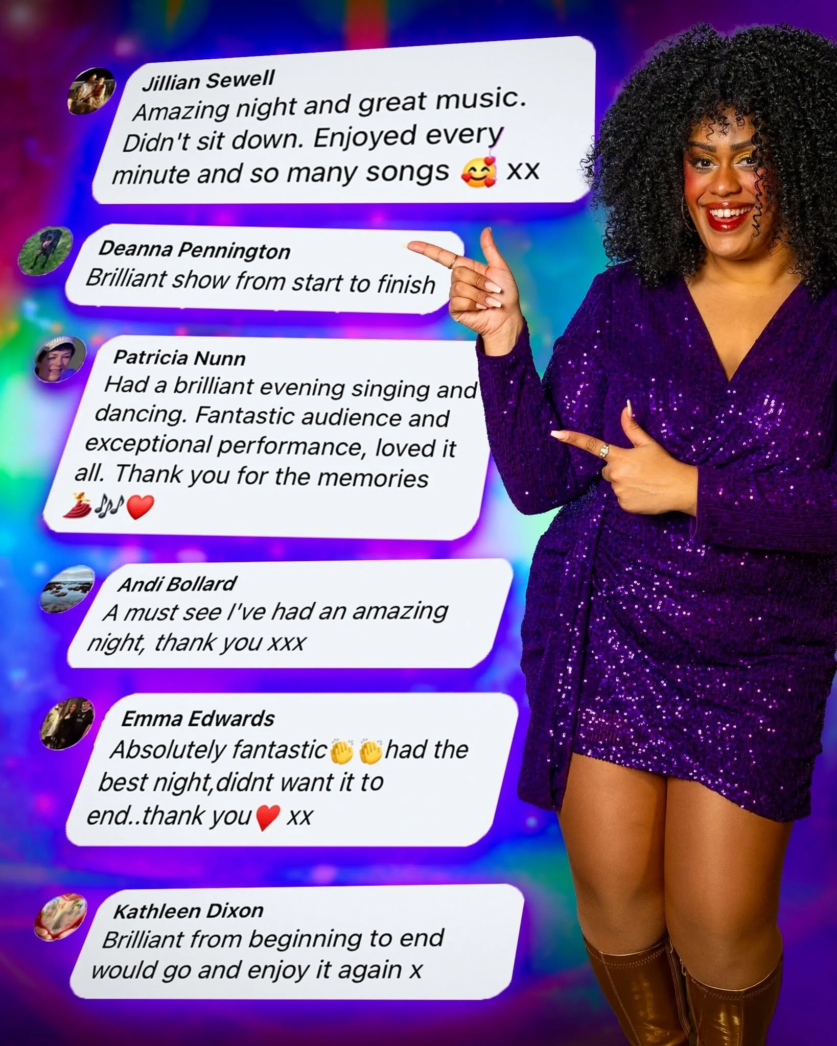 Pure disco magic! 🪩✨

If you love big tunes, bigger vocals and feel-good vibes straight from the disco decade&hellip; this is your sign to come and FREAK OUT! 🤩🎉