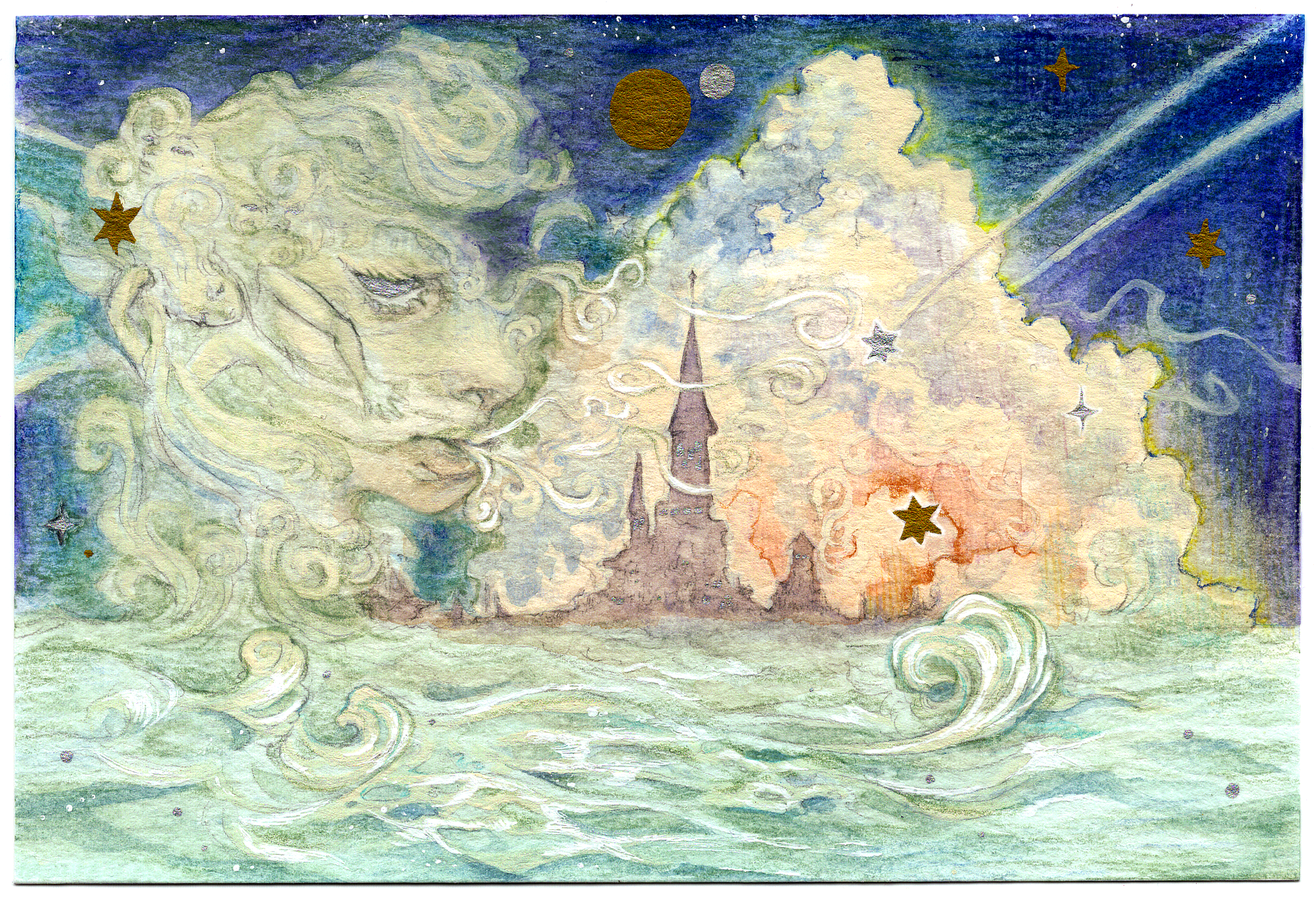 WATERCOLOR, MIXED MEDIA, 2026
