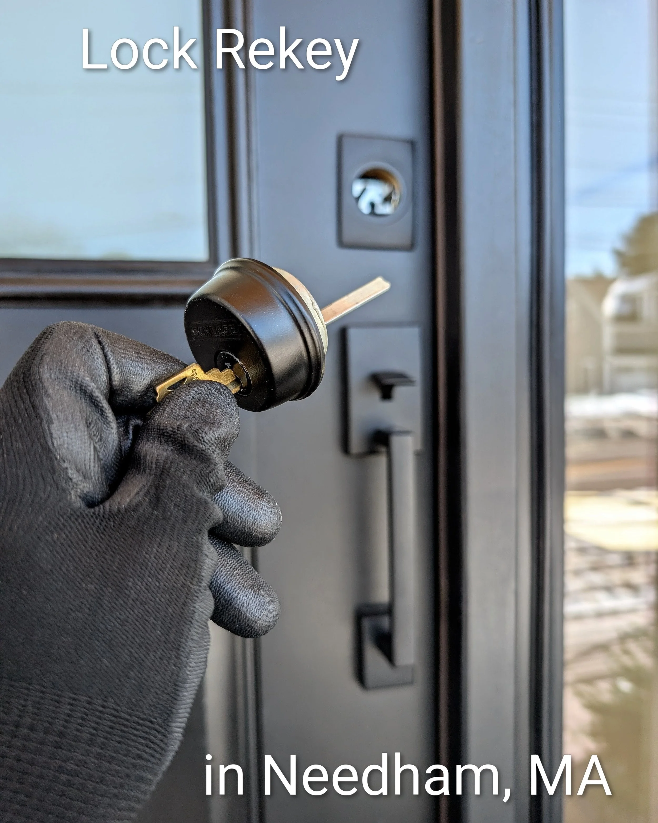 Deadbolt Lock Rekey in Needham, MA