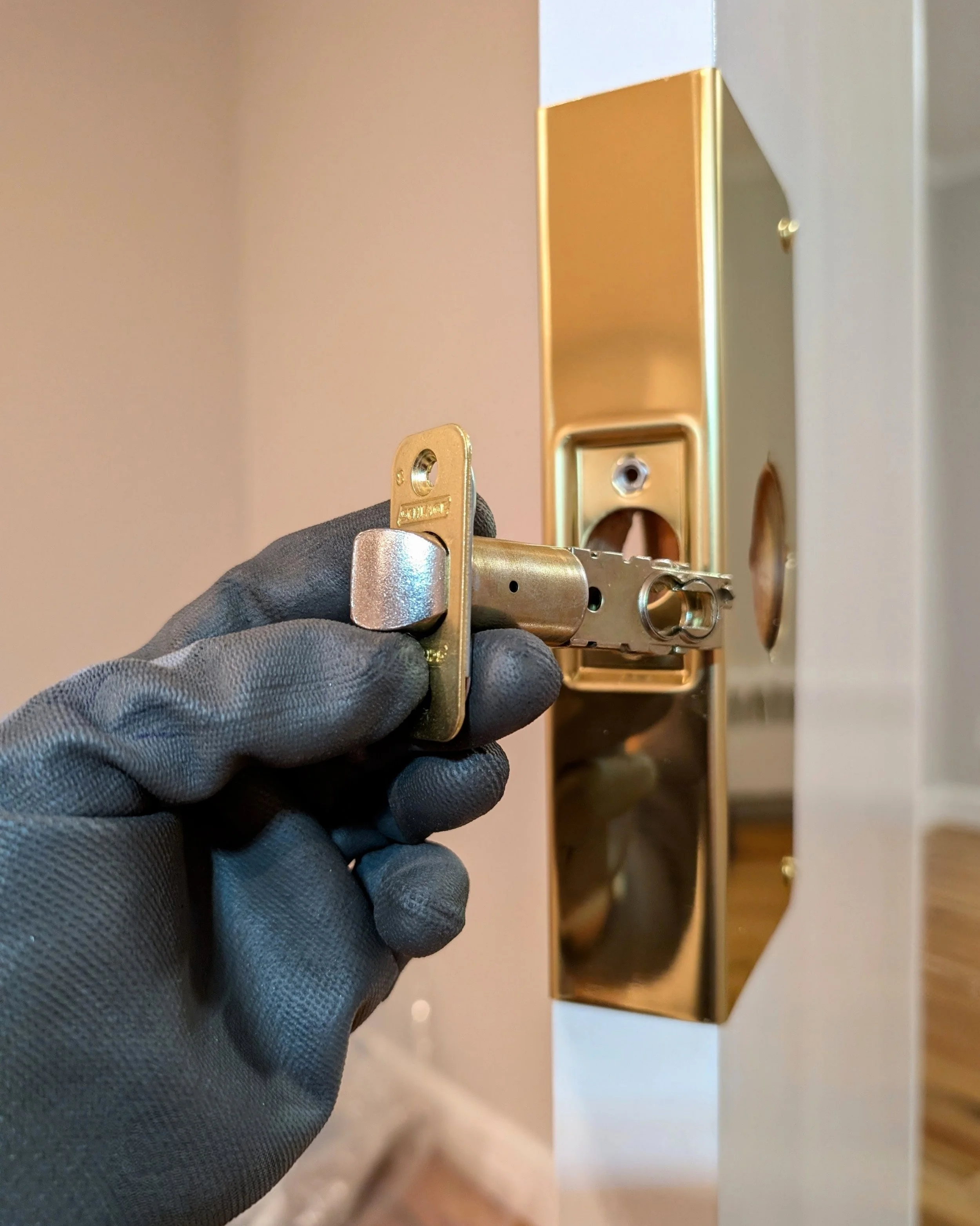 Replacing an Outdated Lock with a High-Quality Modern Doorknob in Newton, MA