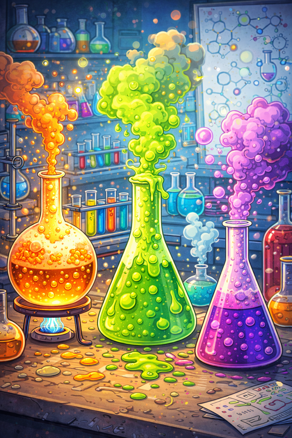 Full Time Week 7- Amazing chemical reactions!