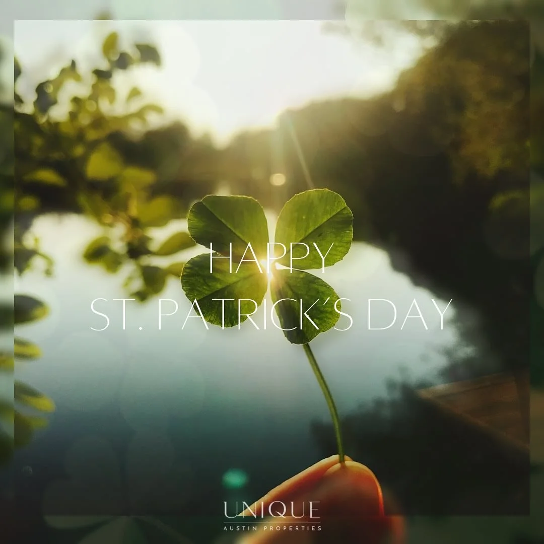 𝐇𝐚𝐩𝐩𝐲 𝐒𝐭. 𝐏𝐚𝐭𝐫𝐢𝐜𝐤&rsquo;𝐬 𝐃𝐚𝐲! 🍀
Today is all about luck, charm, and finding your dream home in Austin&rsquo;s most stunning locations. Whether you&rsquo;re looking for a lakefront retreat, a Hill Country escape, or a modern luxury