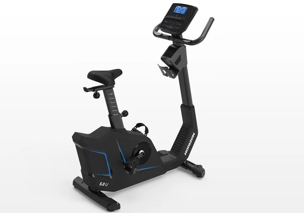 HORIZON 5.0 U Upright Bike GEL CUSIONED SEAT