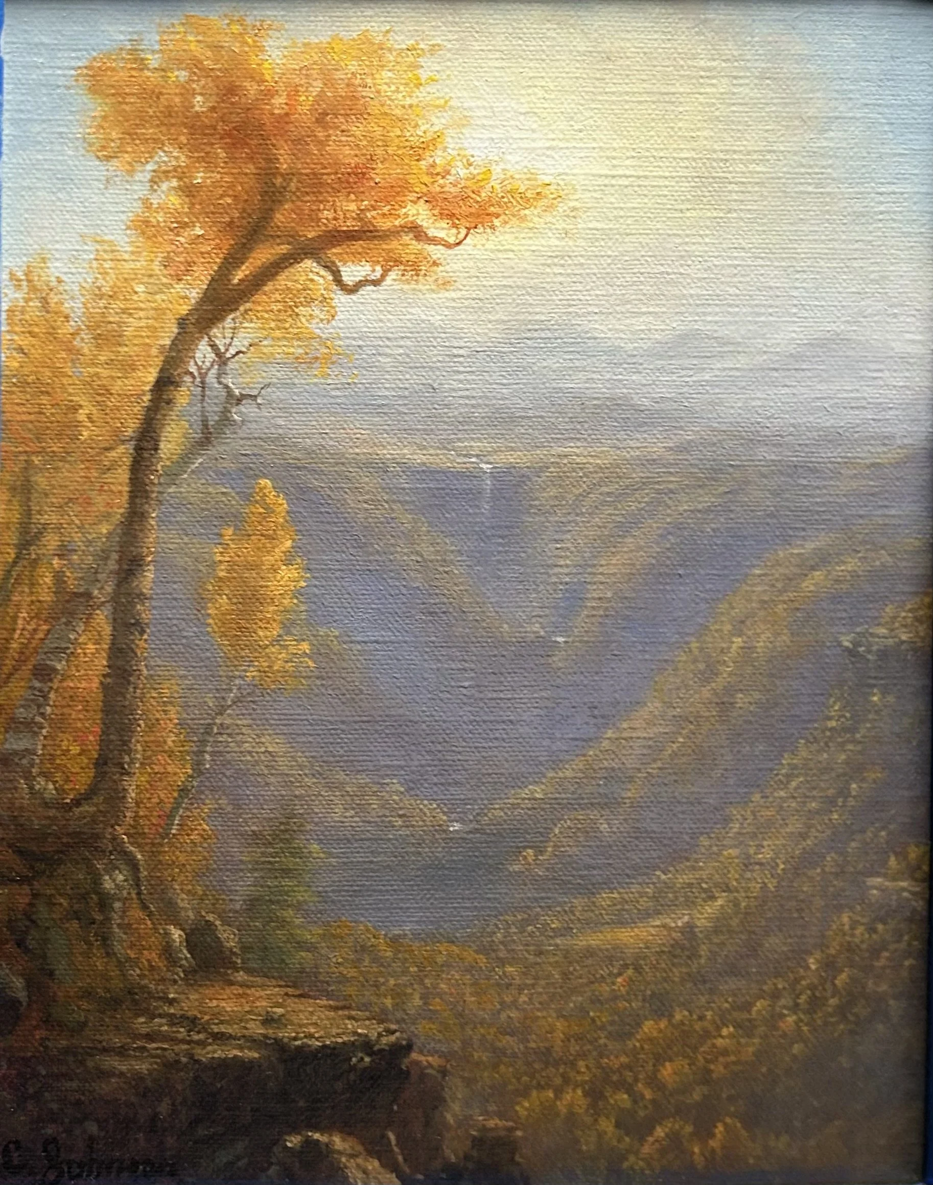Mountain Gorge, 8" x 10" - Reworked in 2026